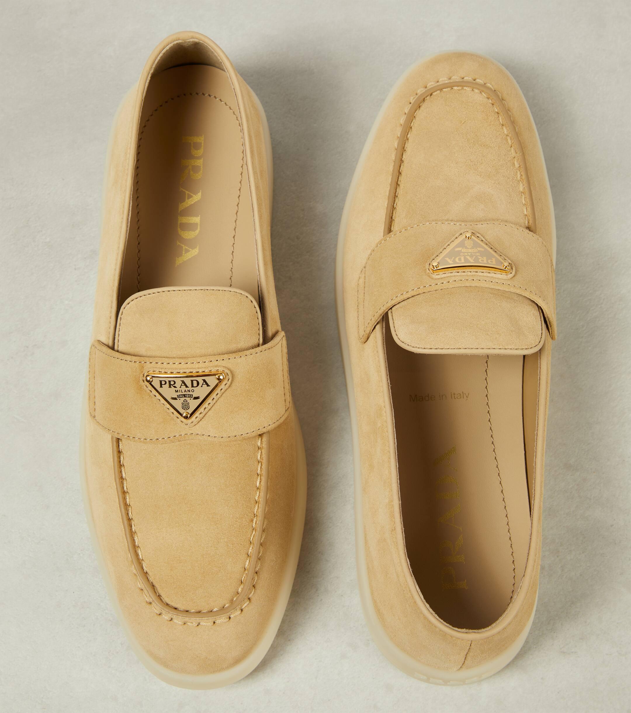 Prada suede loafers hotsell