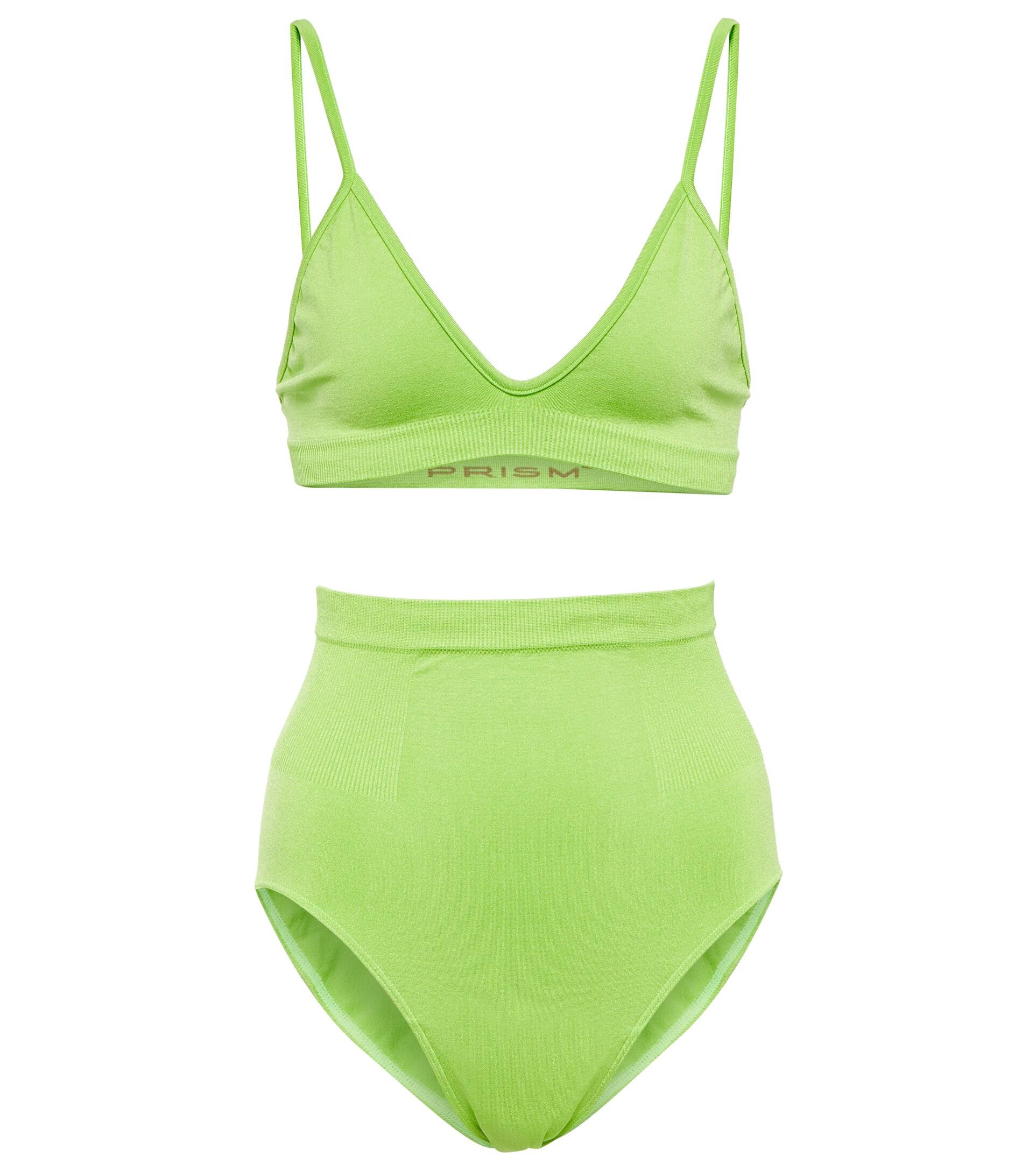 PRISM2 Bra And Underwear Set in Green Lyst