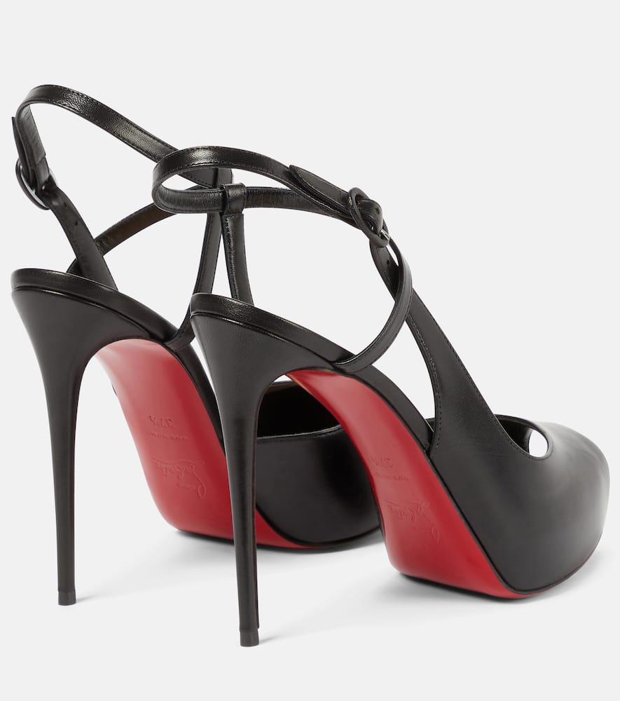 Red bottom peep toe heels best sale
