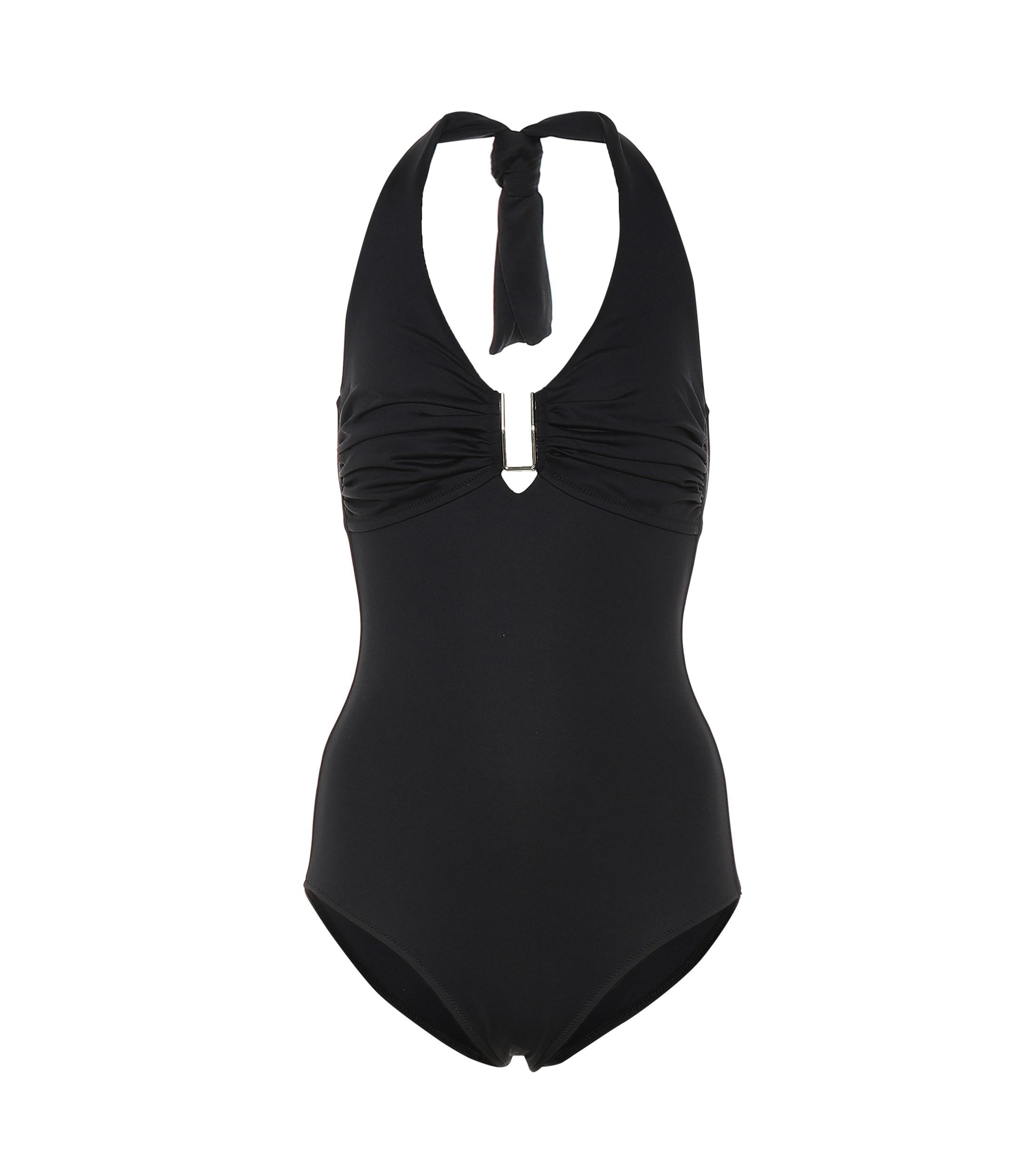 Melissa Odabash Tampa Halterneck Swimsuit in Black - Save 22% - Lyst