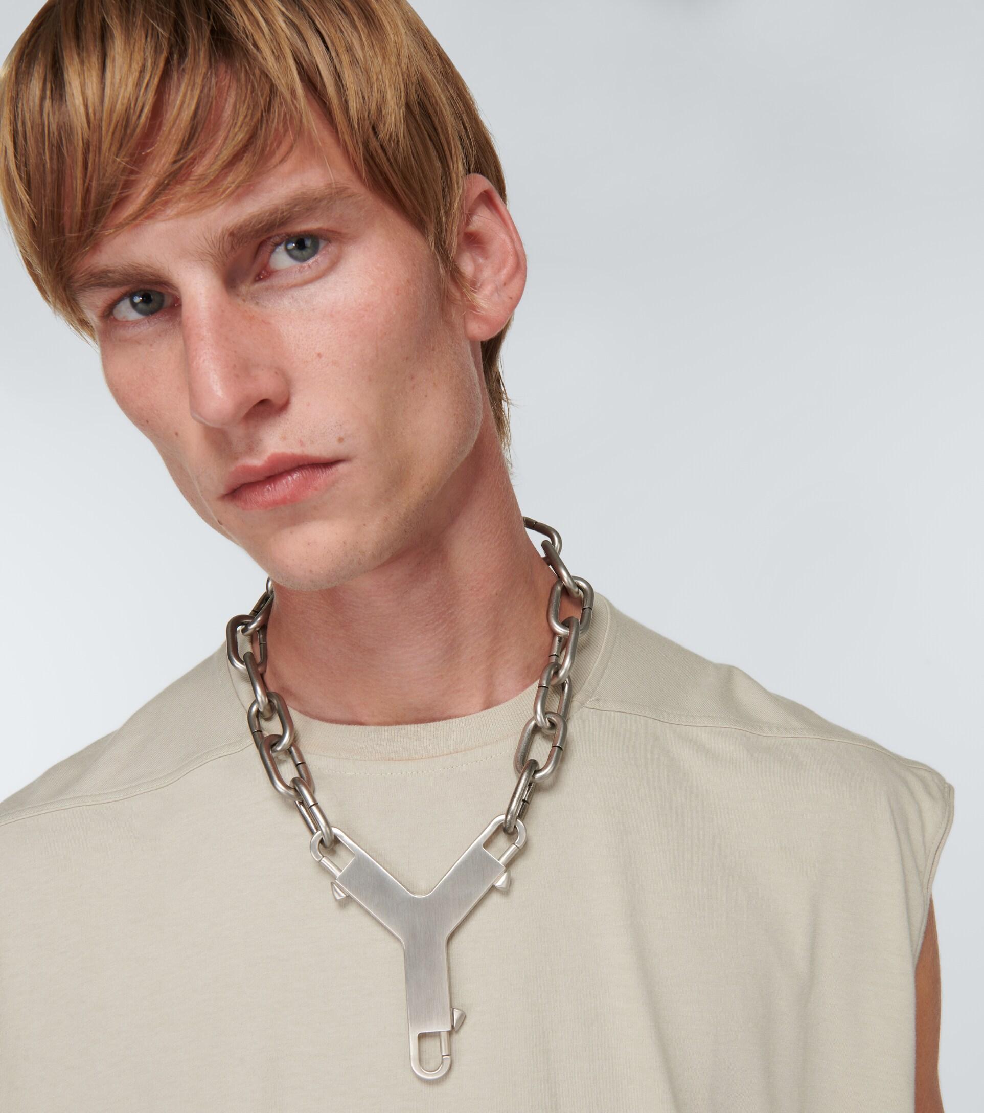 Rick Owens Cerberus Chainlink Choker for Men | Lyst