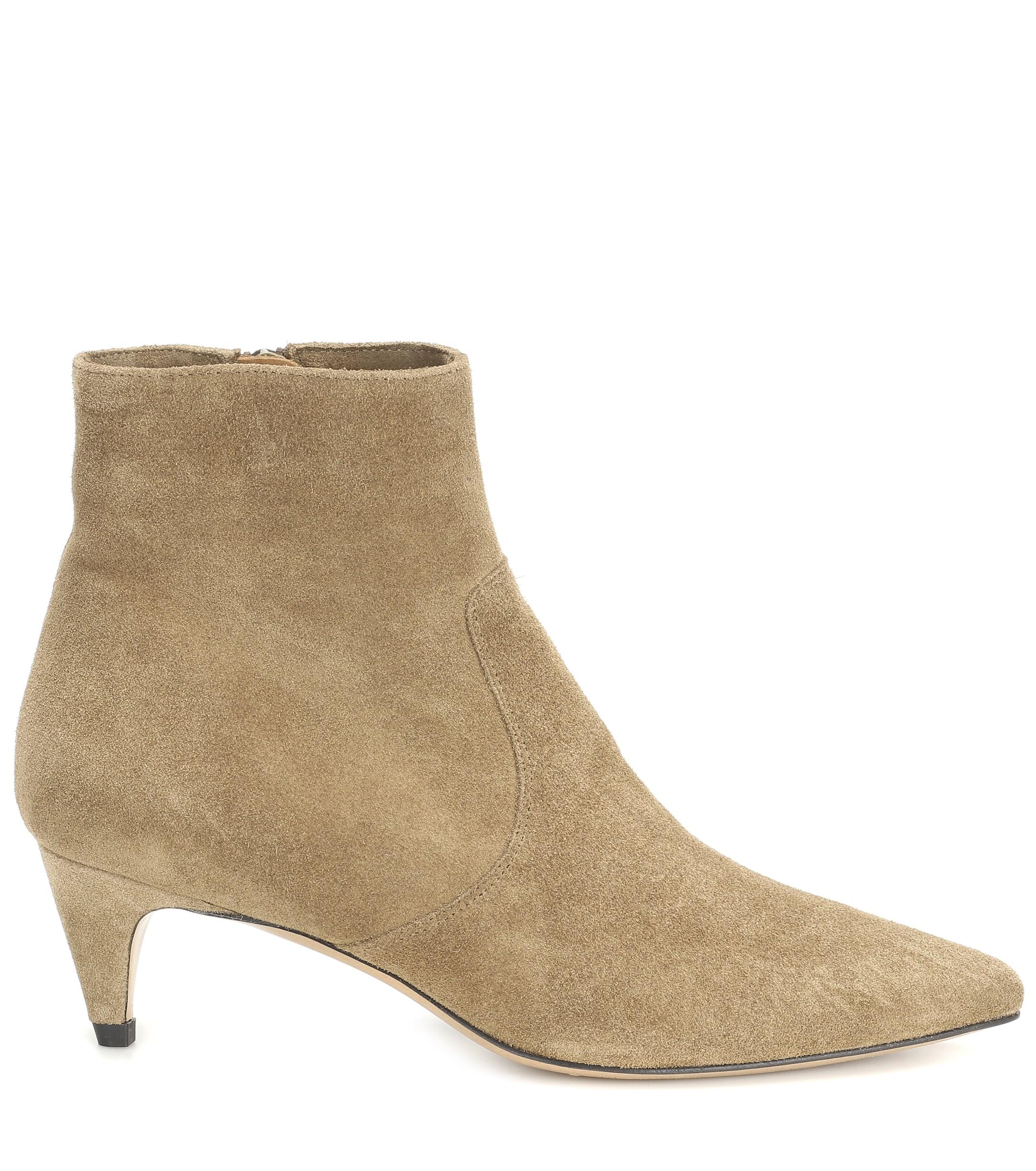 isabel marant suede boots