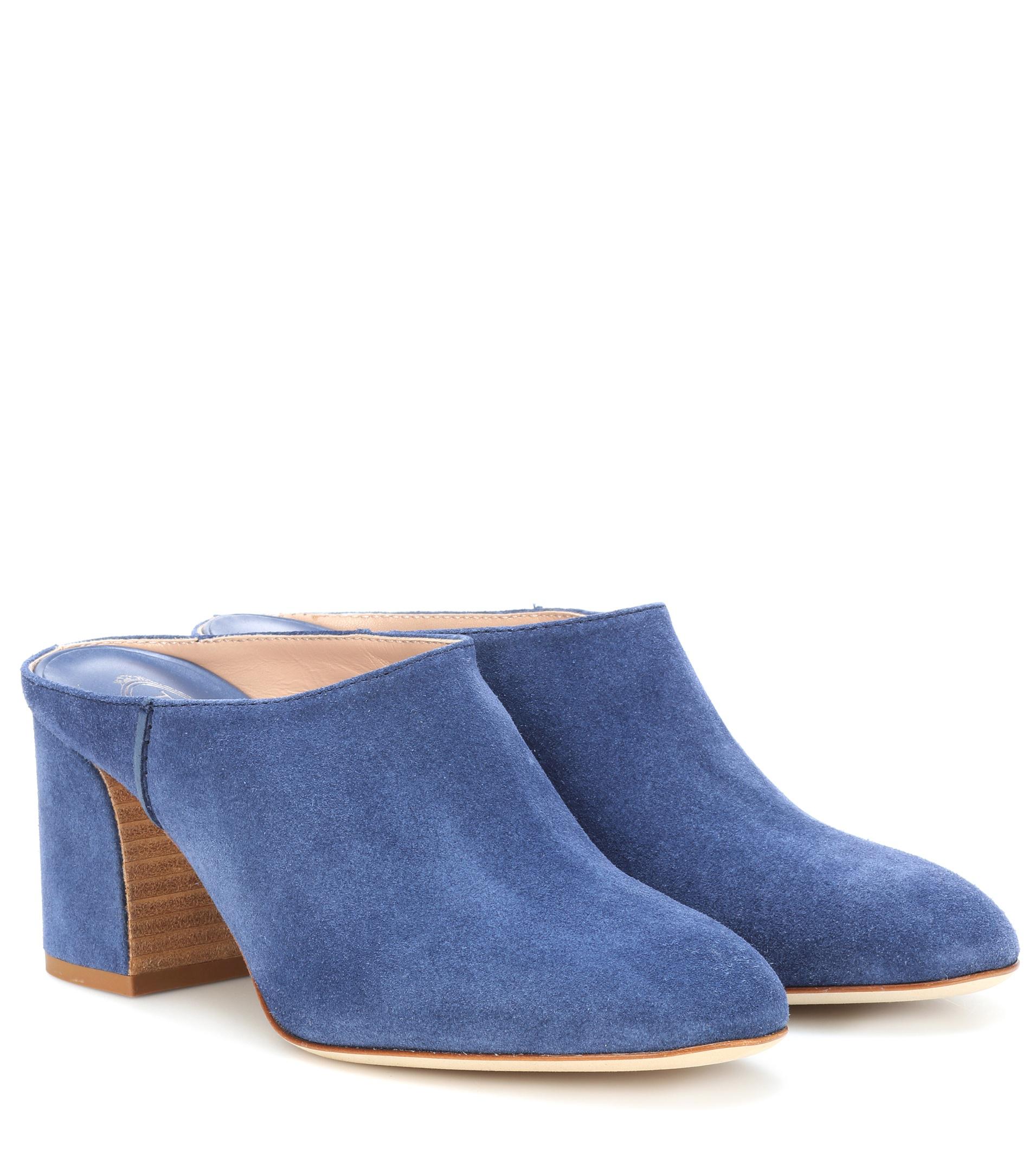 blue mules flat