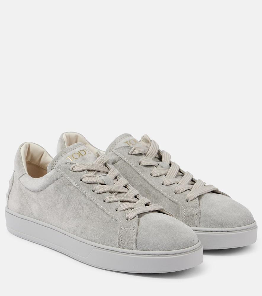 Tod's Suede Sneakers in Grey Lyst UK
