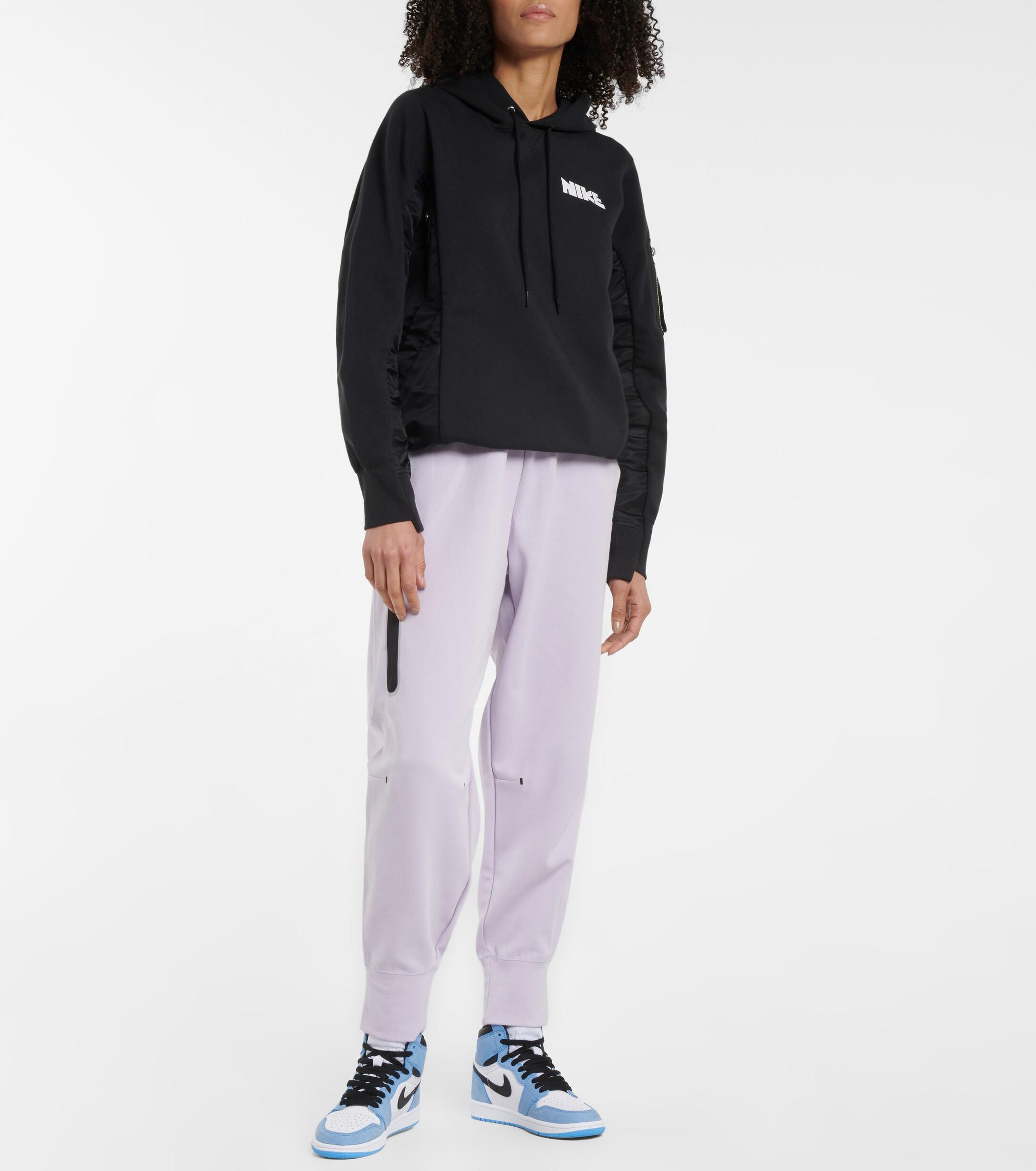 Nike Tech Fleece Cotton-blend Sweatpants in Purple | Lyst
