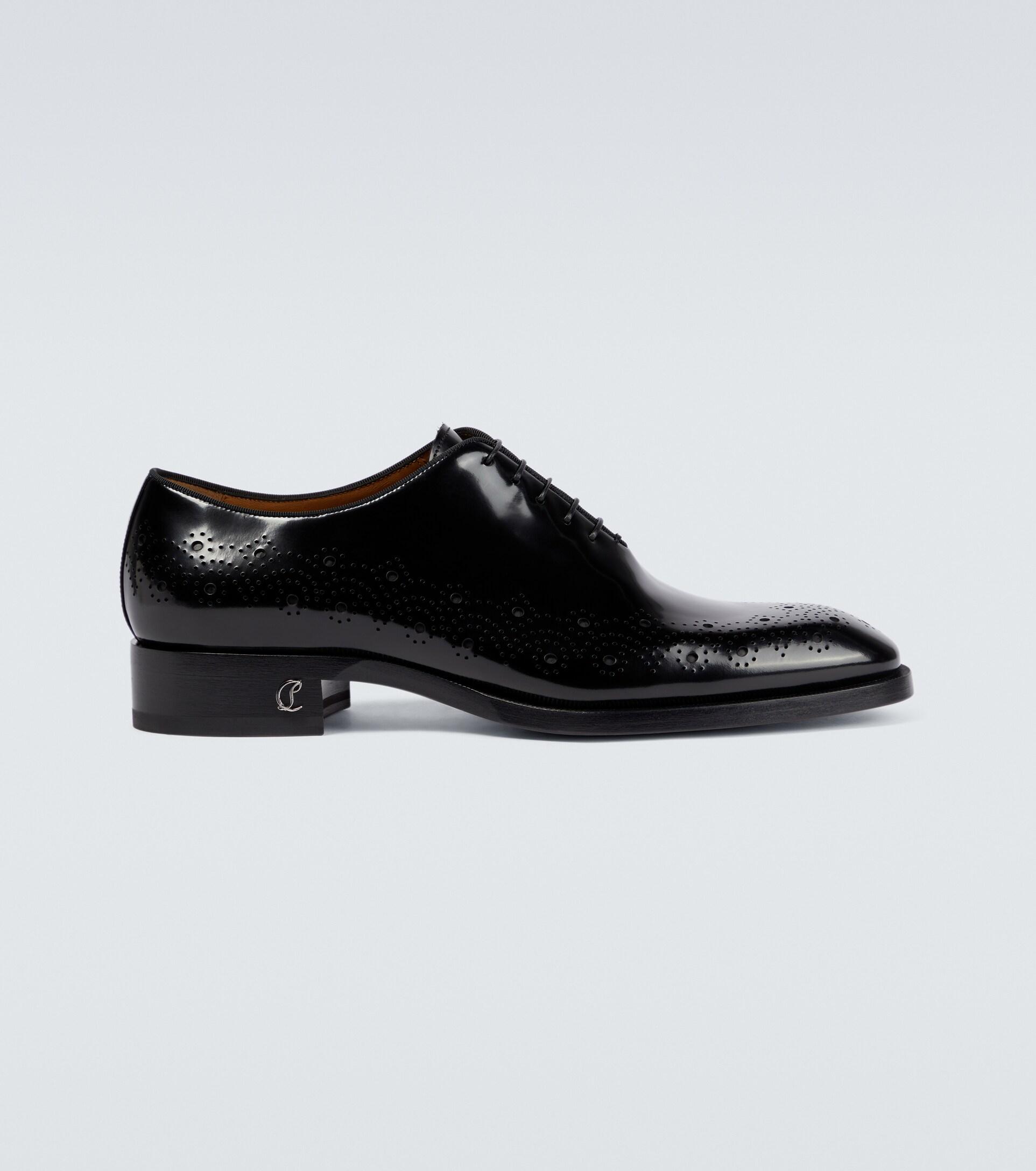 Christian Louboutin Corteobello Oxford Shoes in Black for Men | Lyst