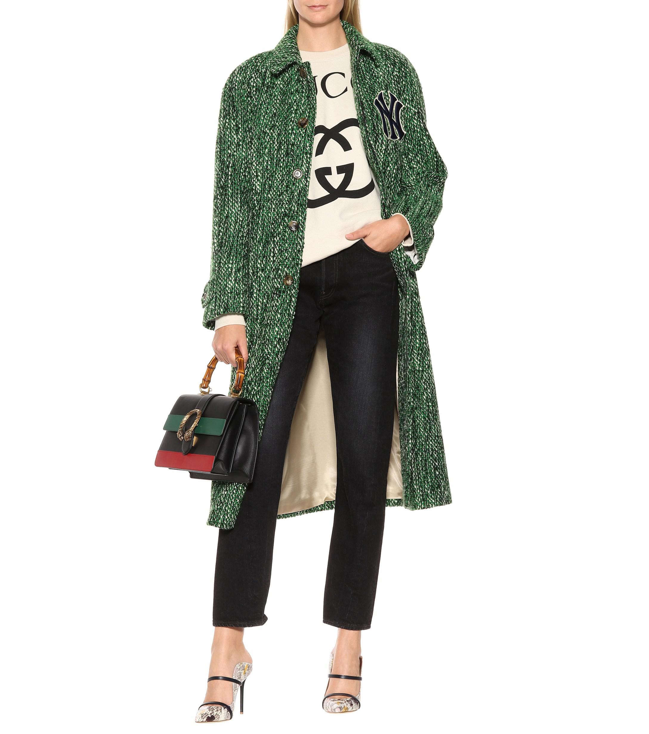 gucci green coat