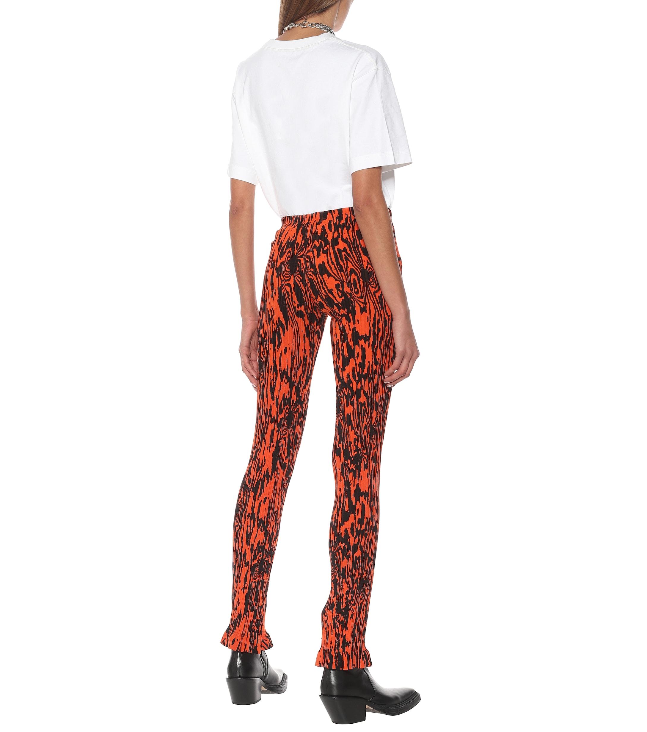 acne studios printed tights