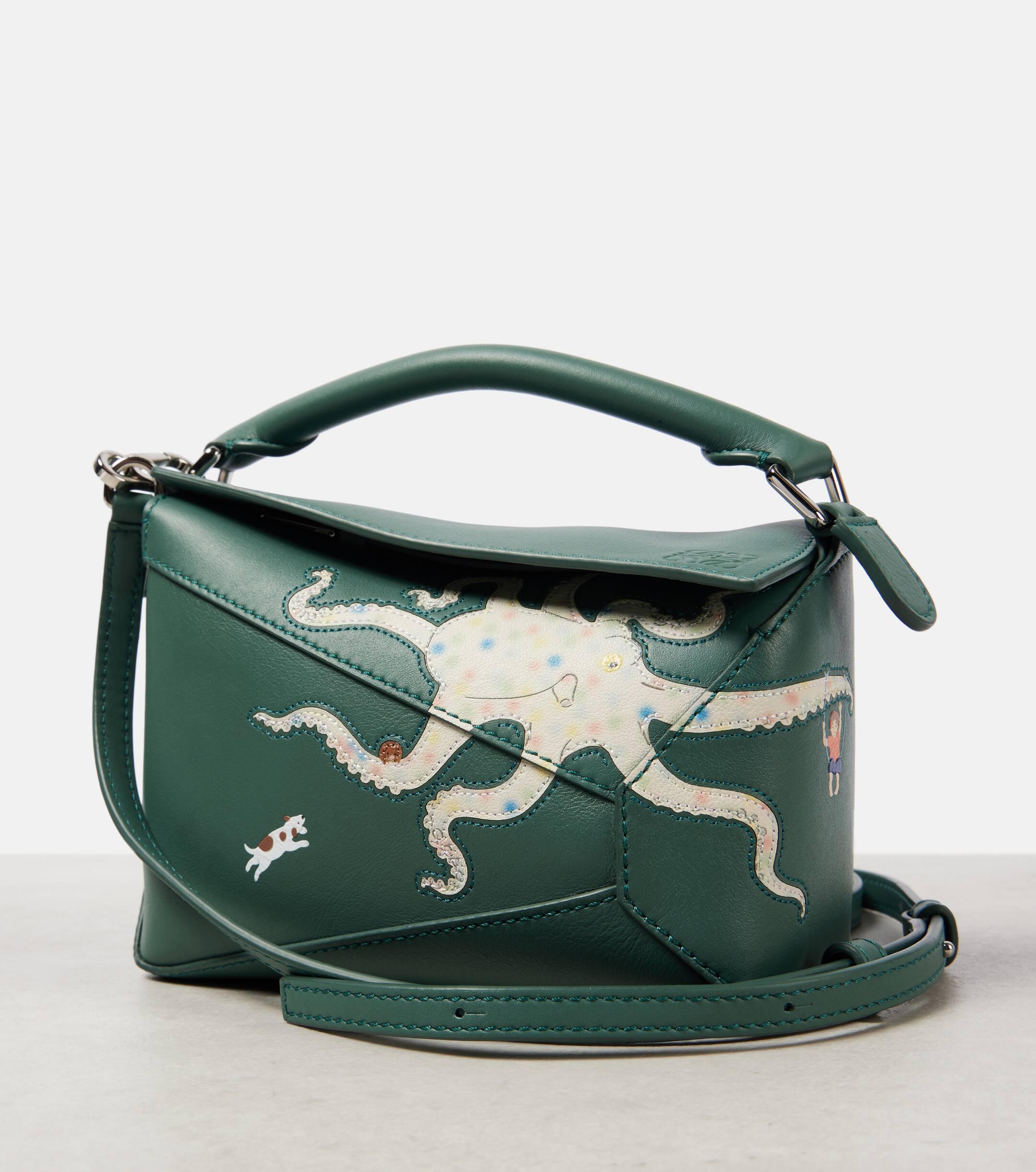 Loewe X Suna Fujita Puzzle Edge Octopus Mini Crossbody Bag in