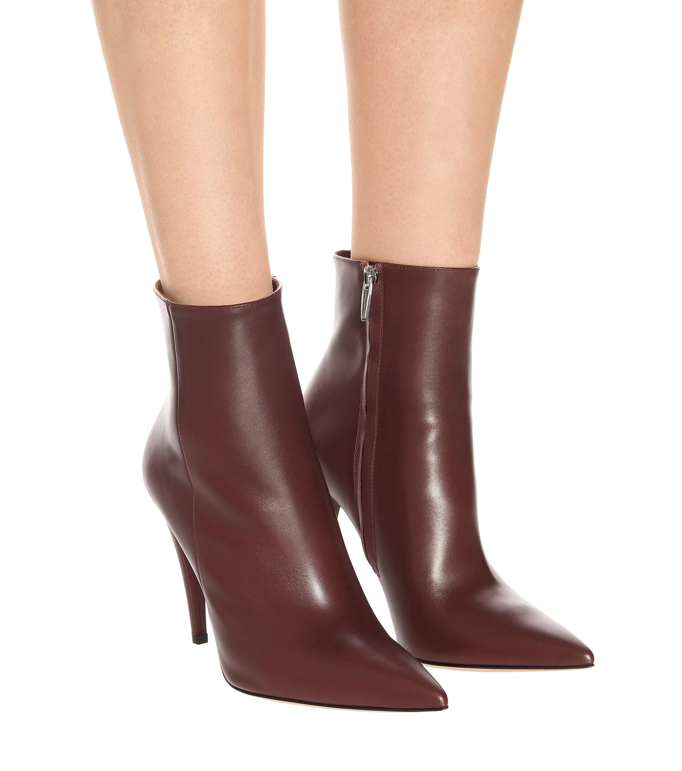 gianvito rossi leather ankle boots