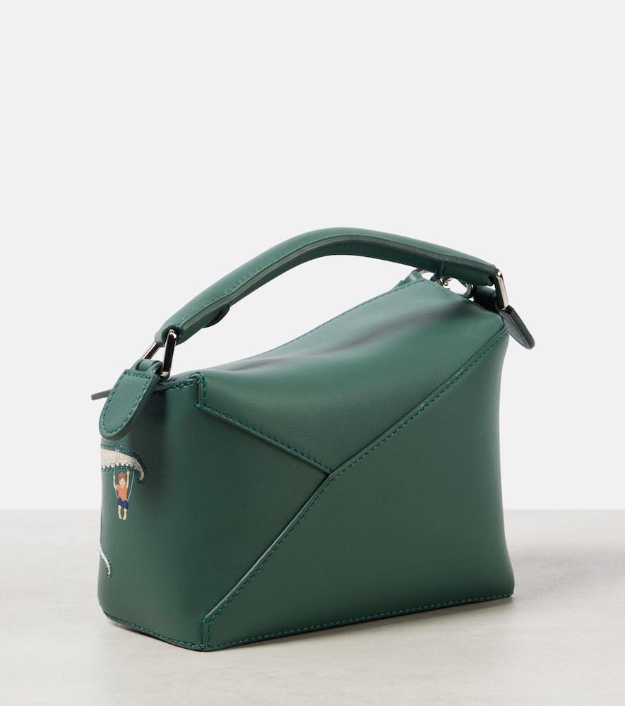 Loewe X Suna Fujita Puzzle Edge Octopus Mini Crossbody Bag in Loewe X Suna Fujita Puzzle Edge Octopus Mini Crossbody Bag in