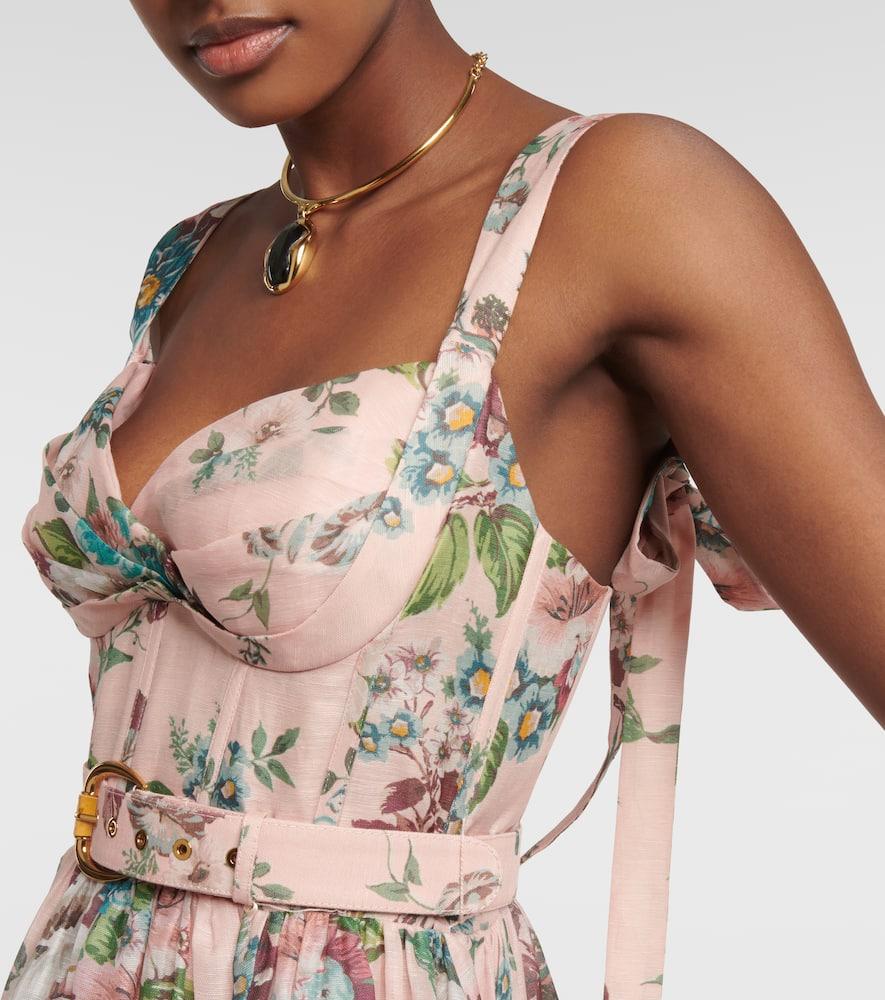 zimmermann matchmaker dress pink Zimmermann Matchmaker Structured Mini Dress in Pink Bandana Rent a Dress