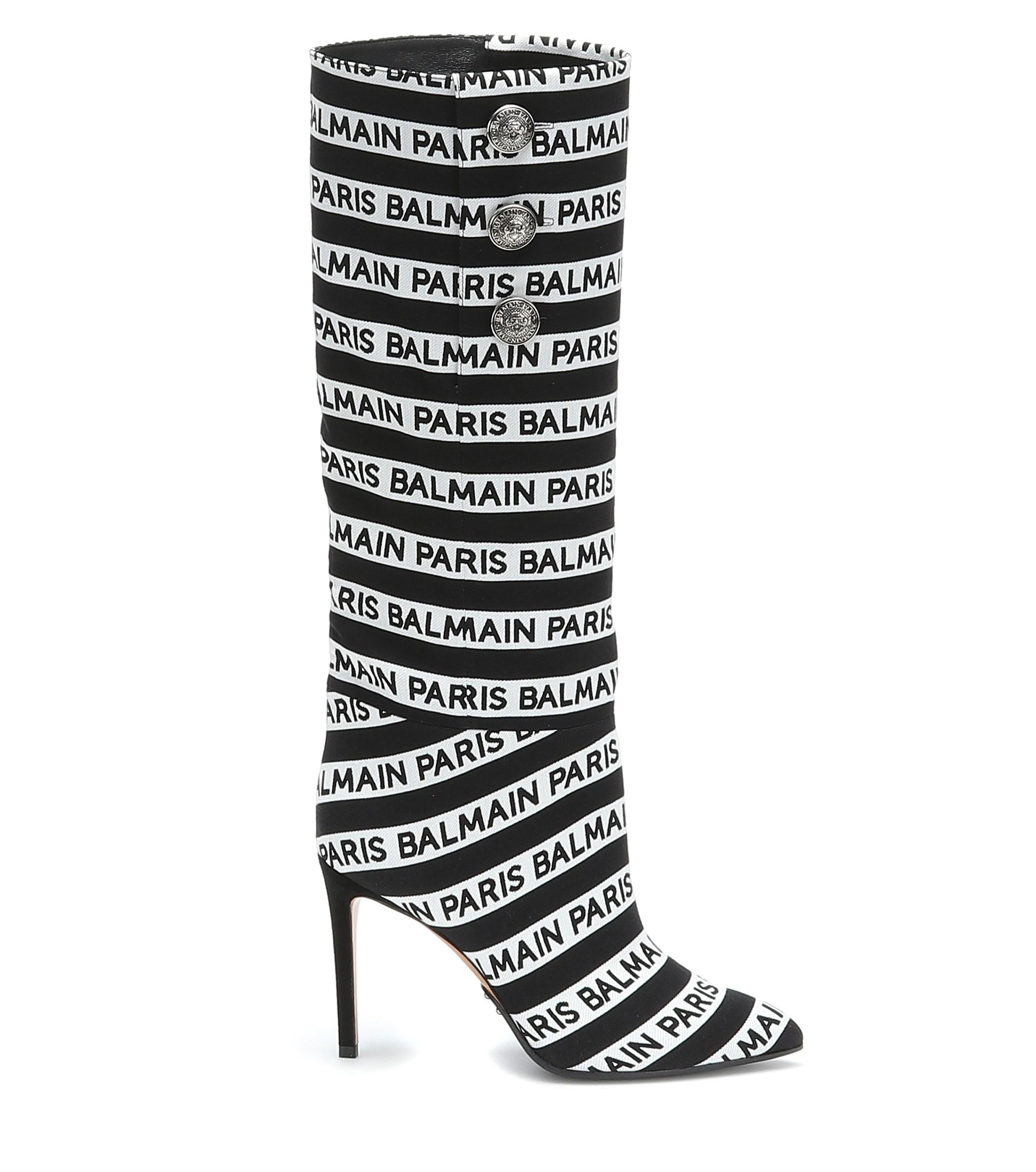 balmain paris boots