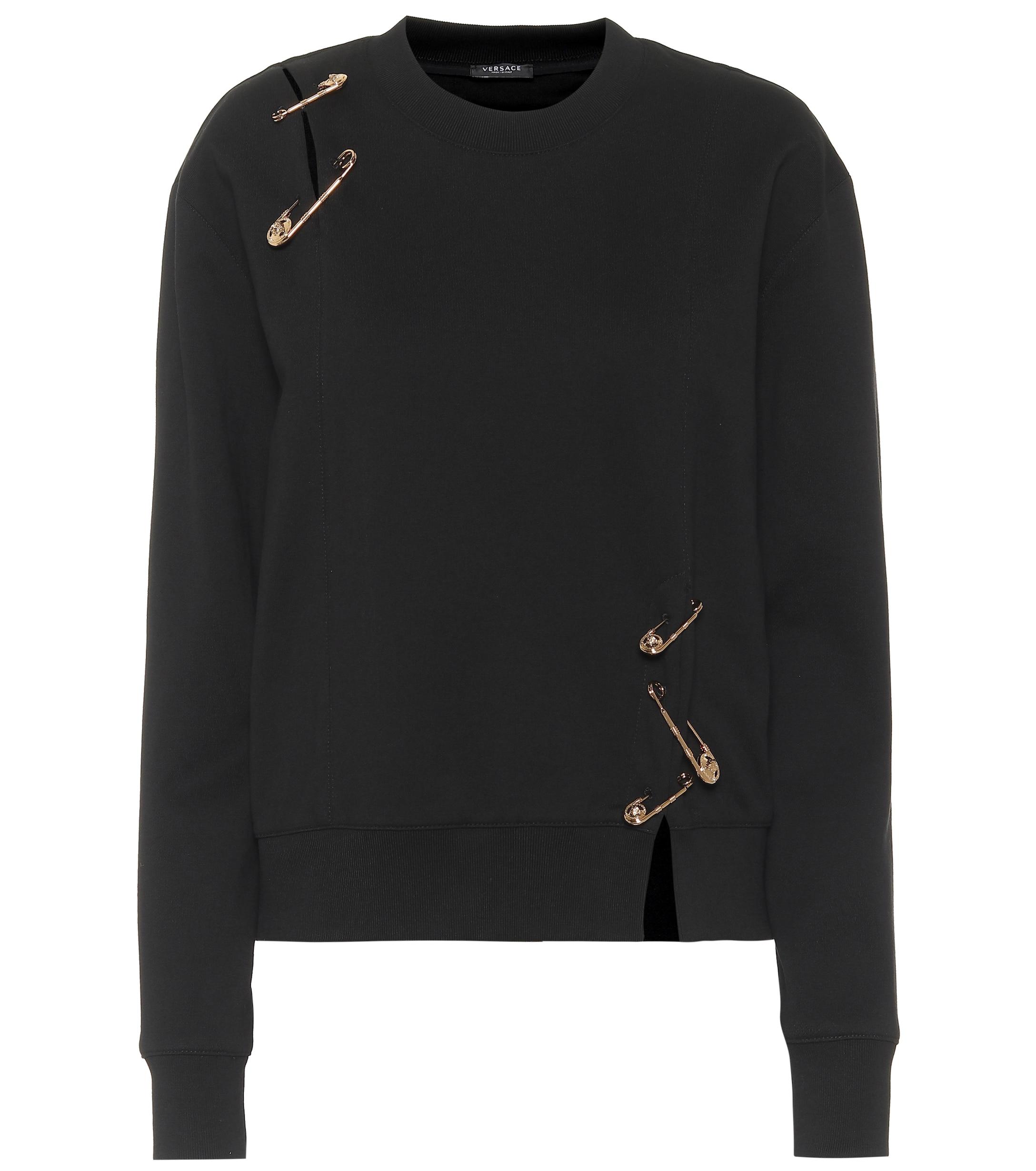 versace safety pin sweatshirt