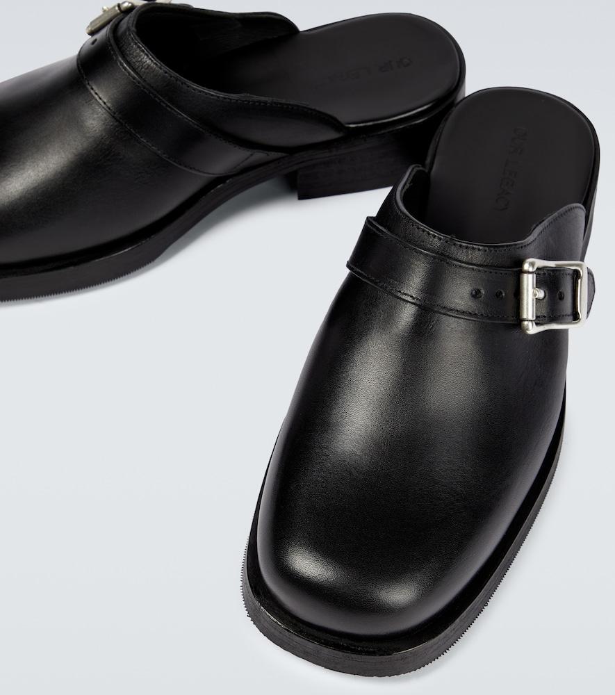Our Legacy Camion Leather Mules in Black for Men | Lyst UK