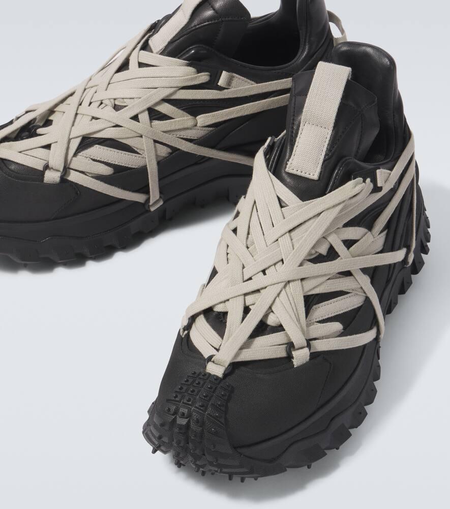 Moncler Genius X Rick Owens Trailgrip Megalace Sneakers in Black