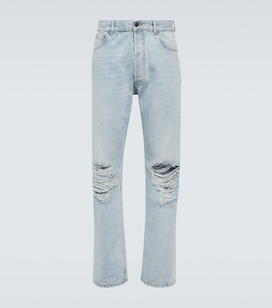 【in a row】Bad Brush Wide Denim Frame Braided High-Rise Wide-Leg Jeans | Saks Fifth Avenue