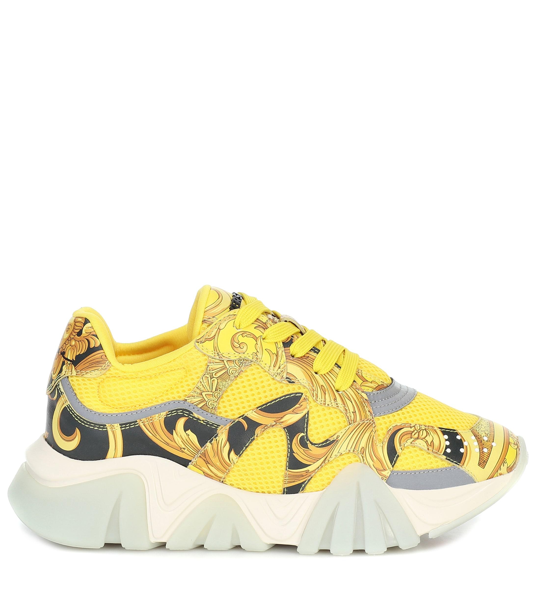 versace sneakers yellow