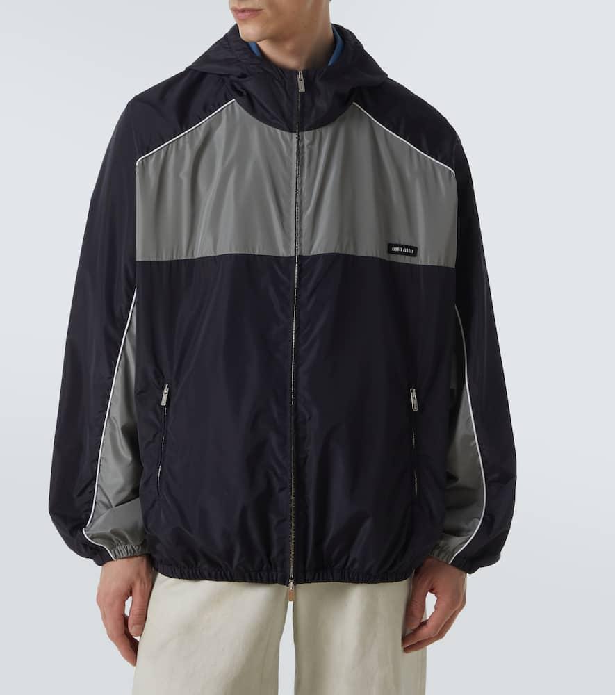 Miu Miu Logo Oversized Track Jacket in Black for Men Lyst UK