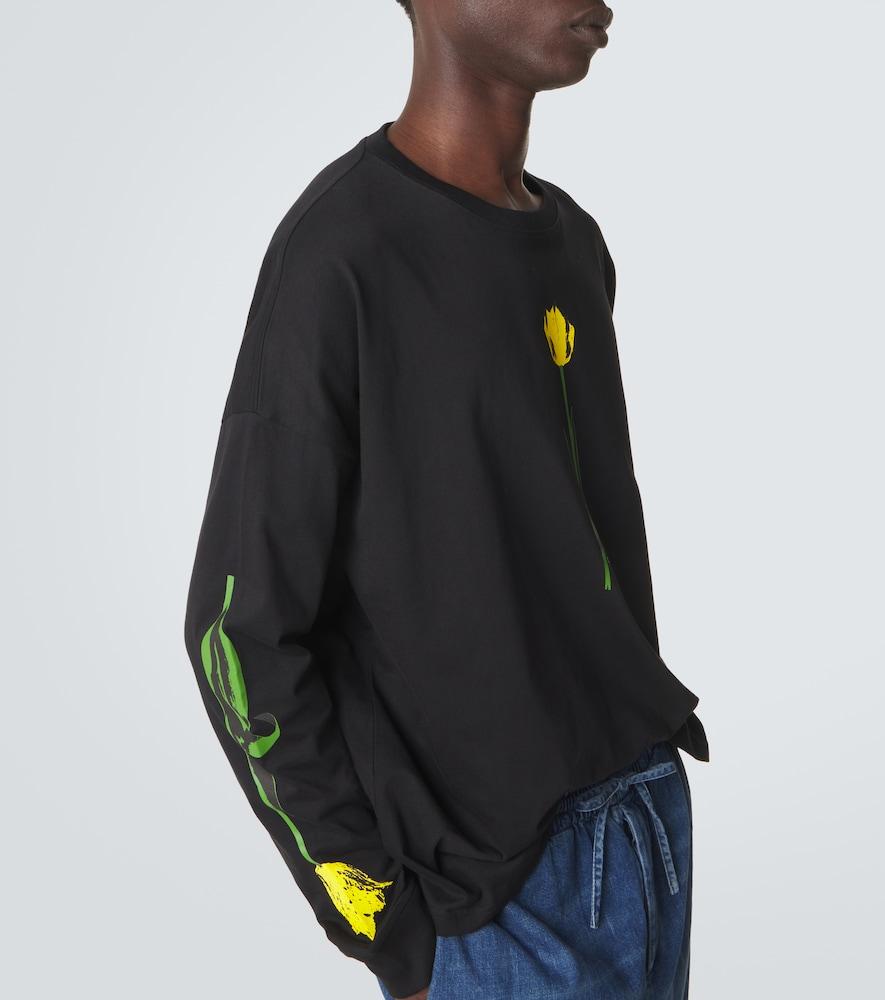 Loewe Paula's Ibiza Floral Cotton T-Shirt in Black for Men | Lyst