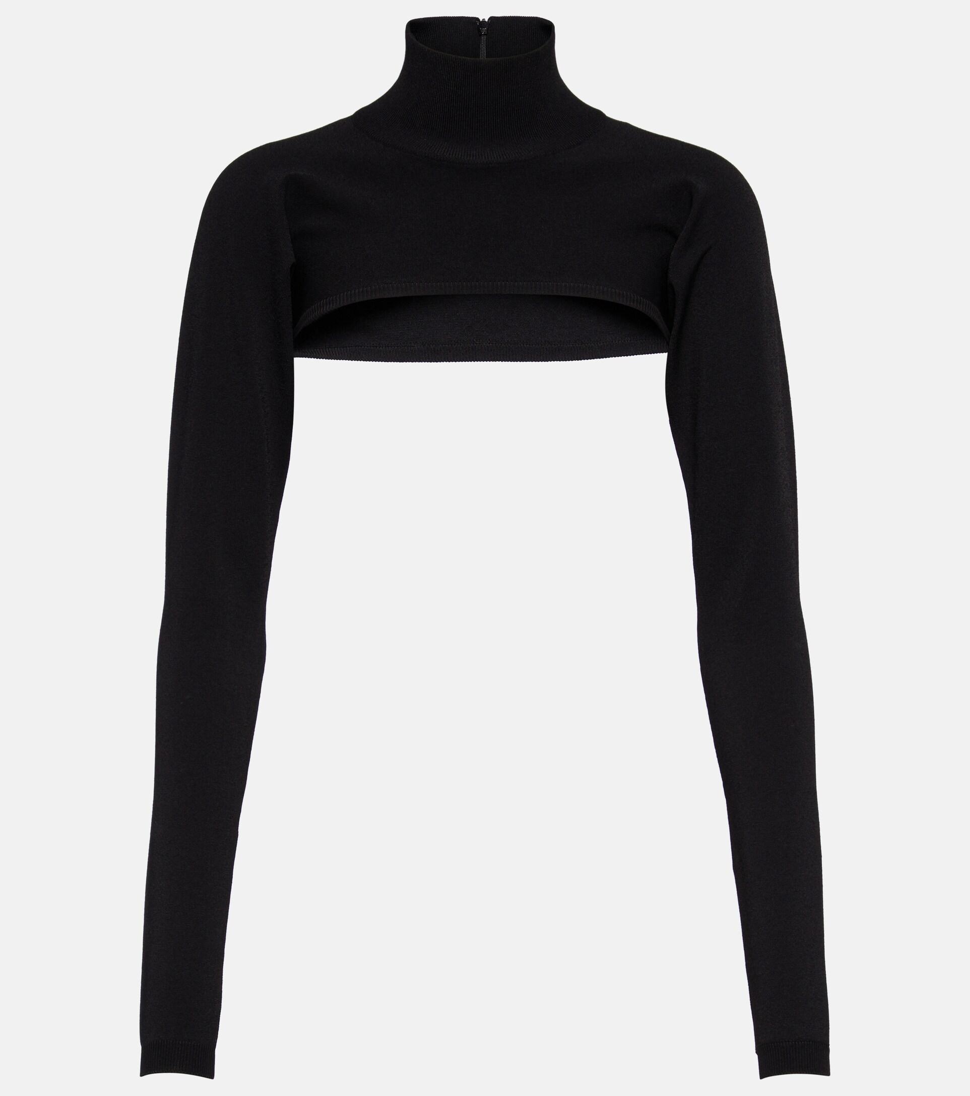 Dolce & Gabbana X Kim Turtleneck Shrug in Black | Lyst