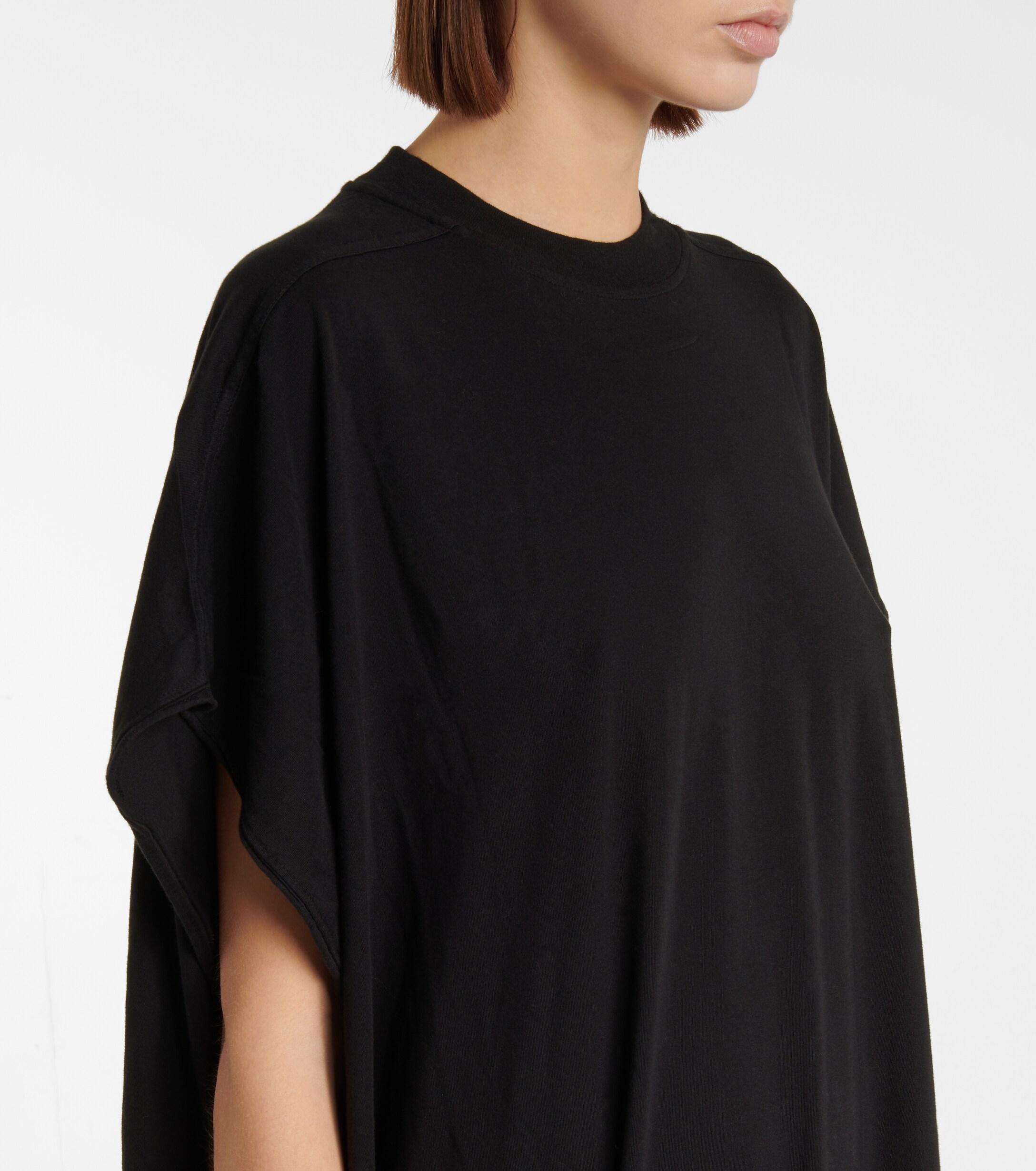 Rick Owens Tommy Cotton T-shirt Gown in Black - Lyst