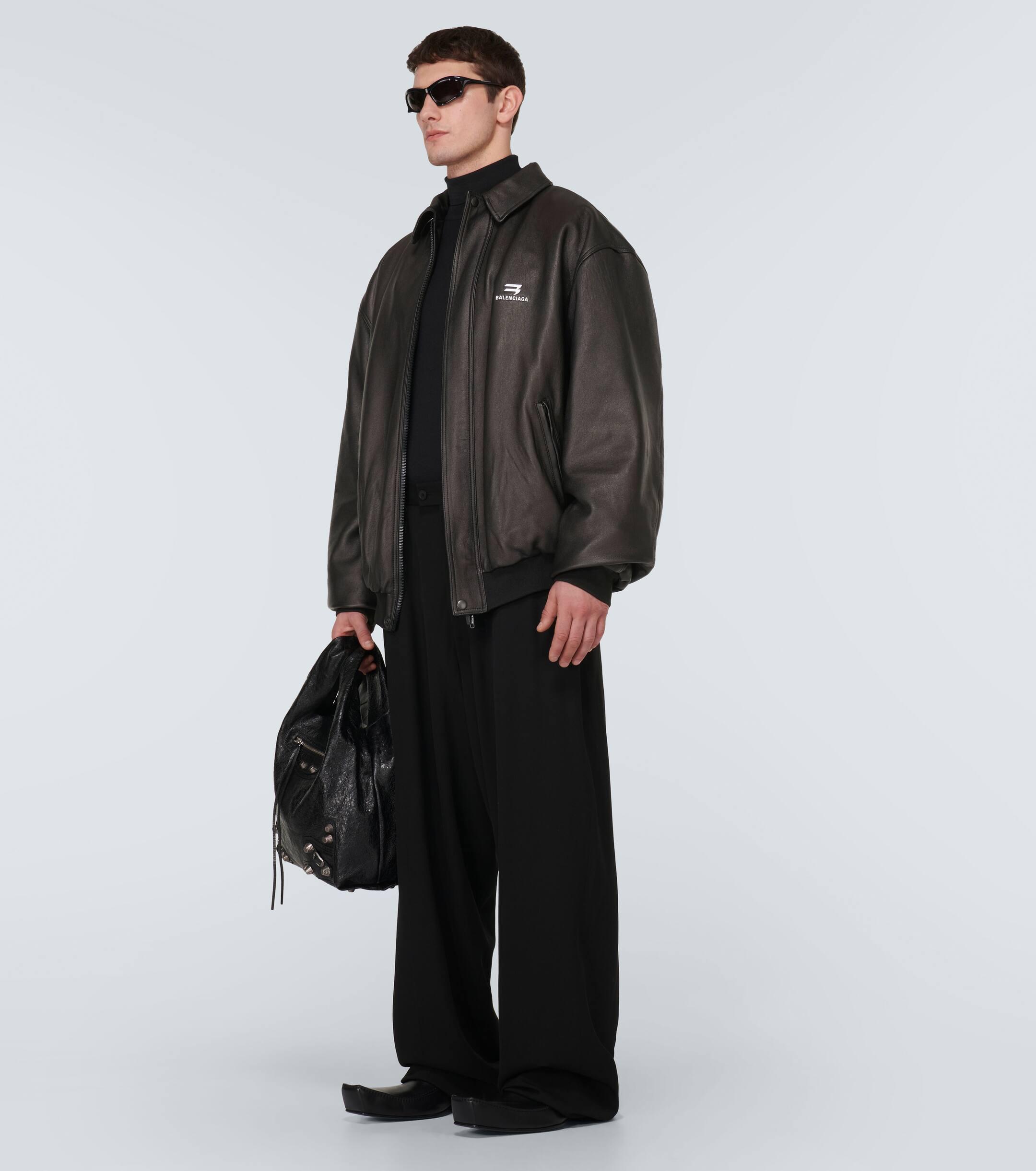Balenciaga clearance shearling jacket