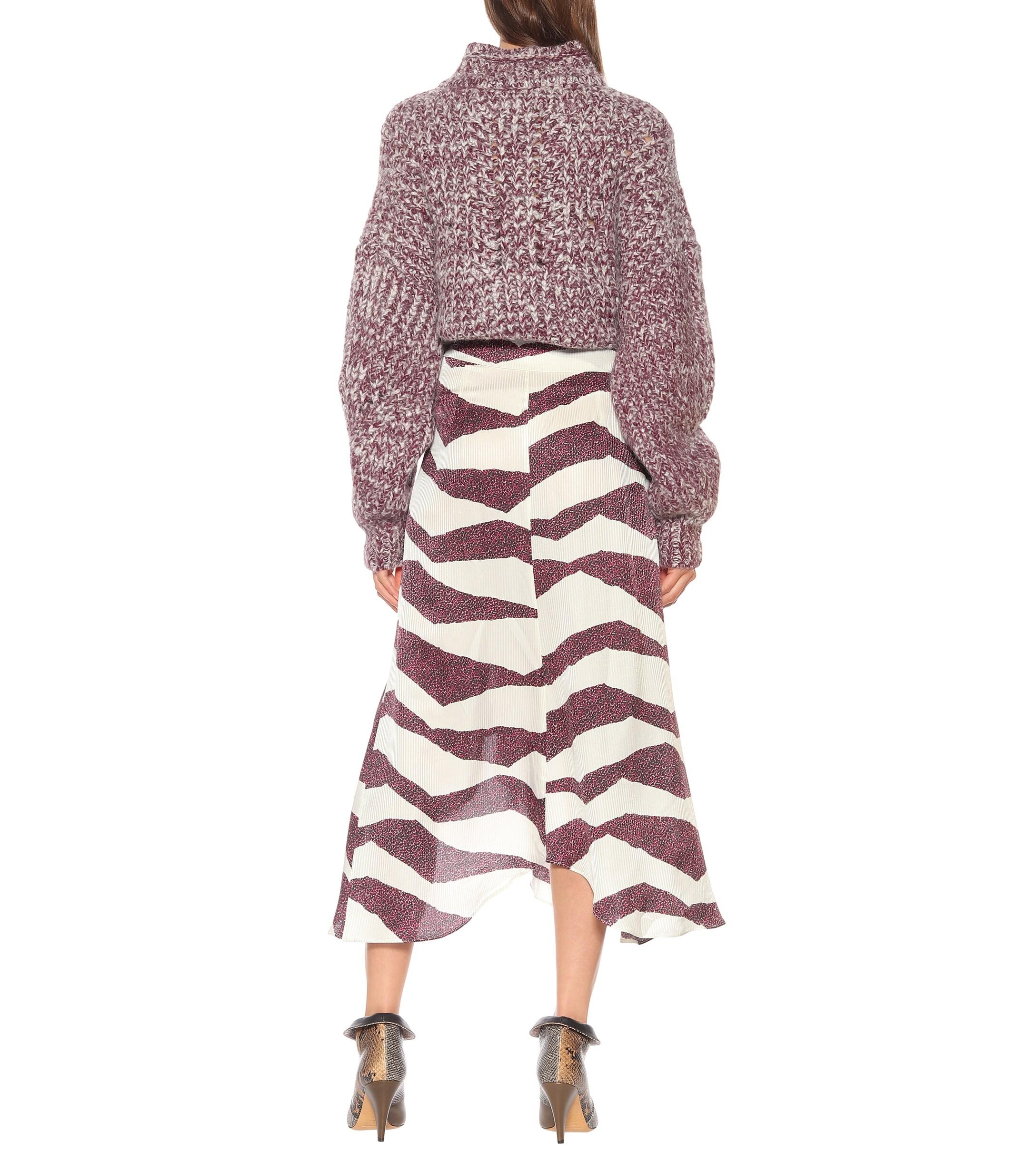 Isabel Marant Rebeca Printed Silk-blend Midi Skirt - Save 30% - Lyst