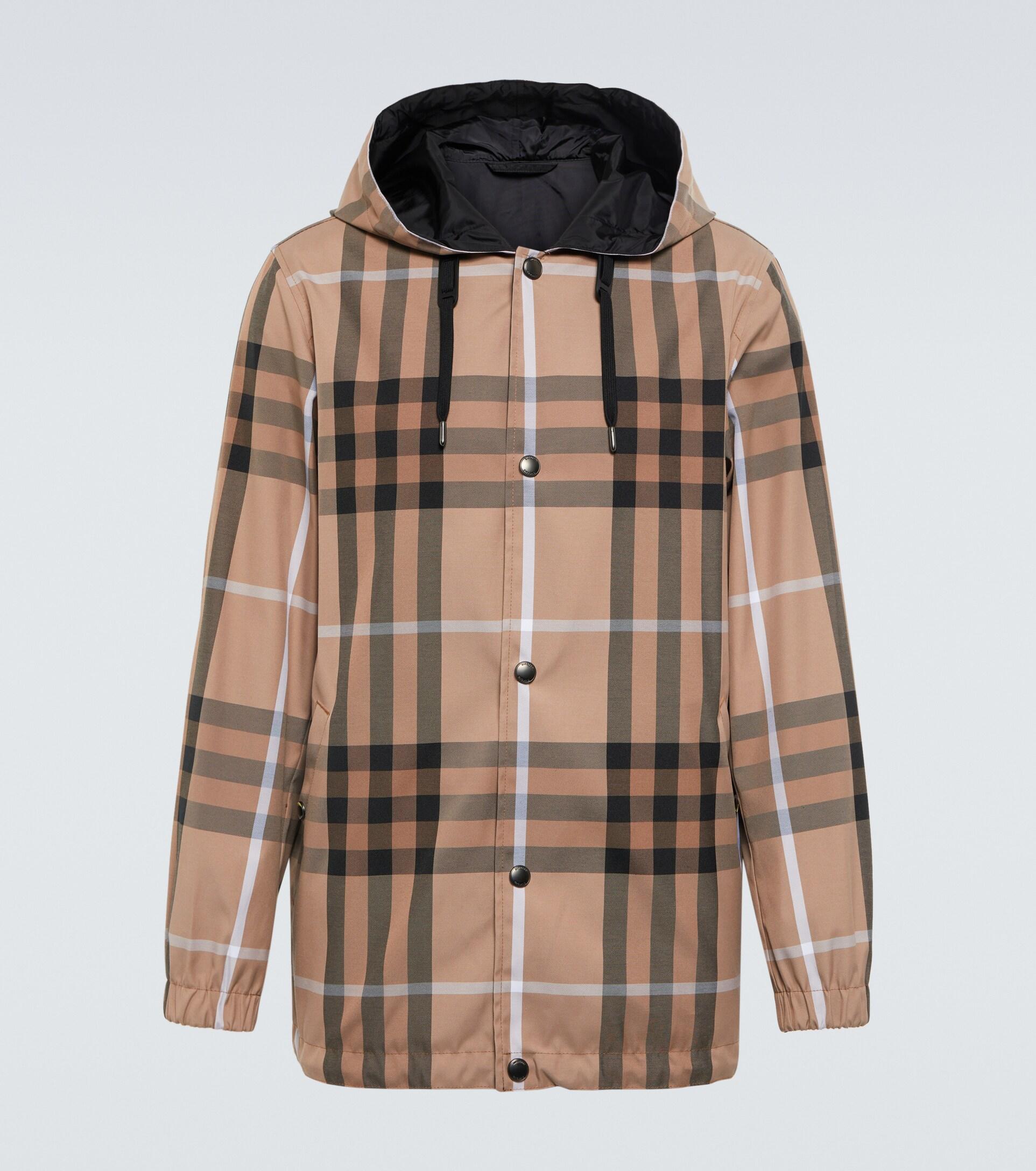 Burberry Reversible Checked Raincoat in Brown for Men Lyst
