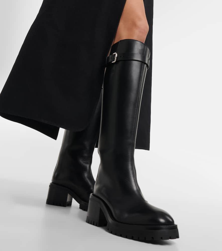 Age of Innocence Ann leather boots - Black