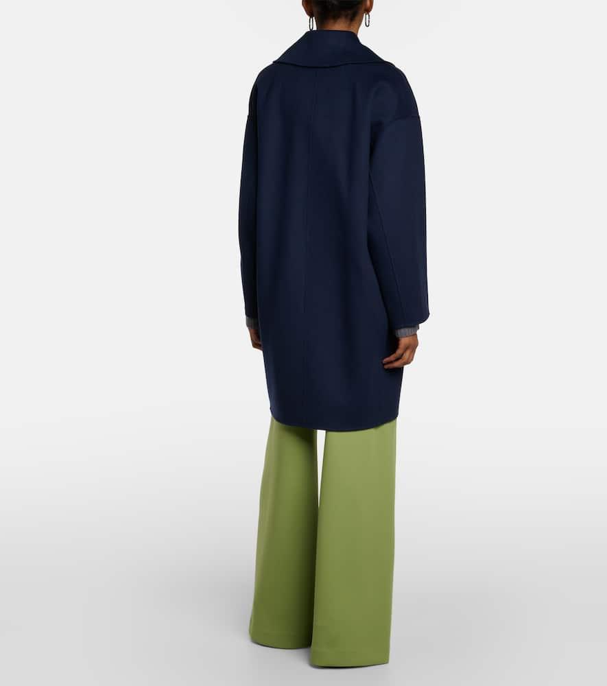Max Mara Eleonora Virgin Wool Coat in Blue | Lyst