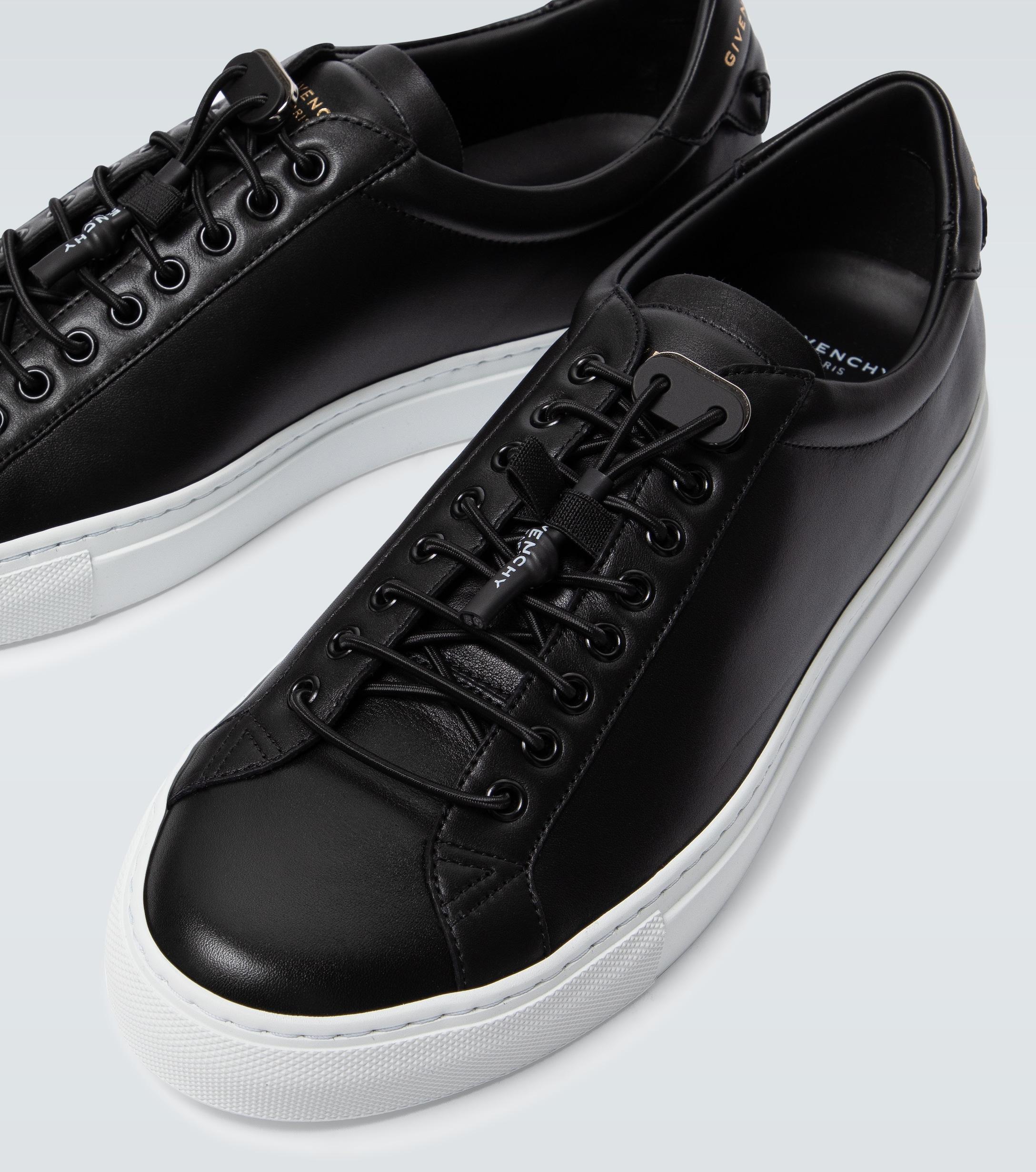 Givenchy Urban Street Leather Sneakers in Black for Men - Save 71% - Lyst