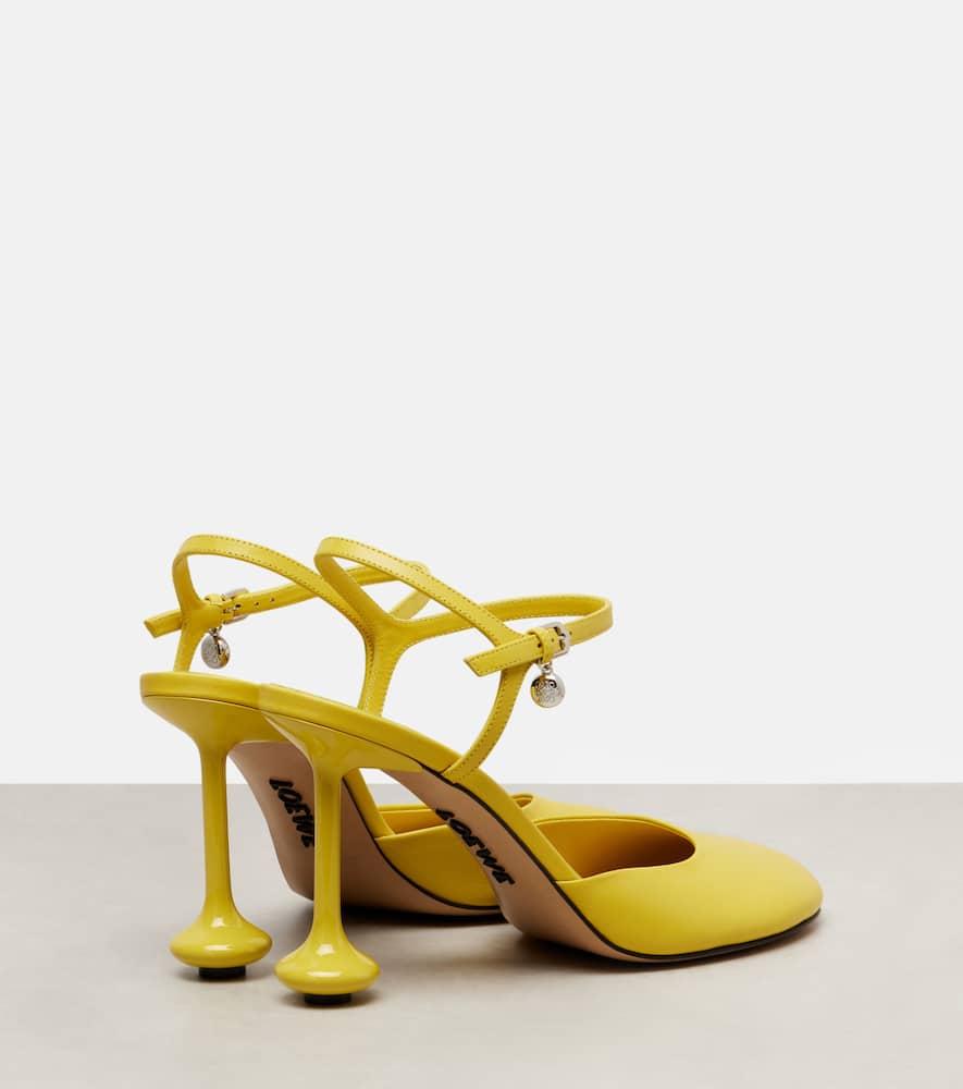 LOEWE レザー トイ パンプス90◆イエロー Loewe Toy 90 Leather Pumps in Yellow | Lyst