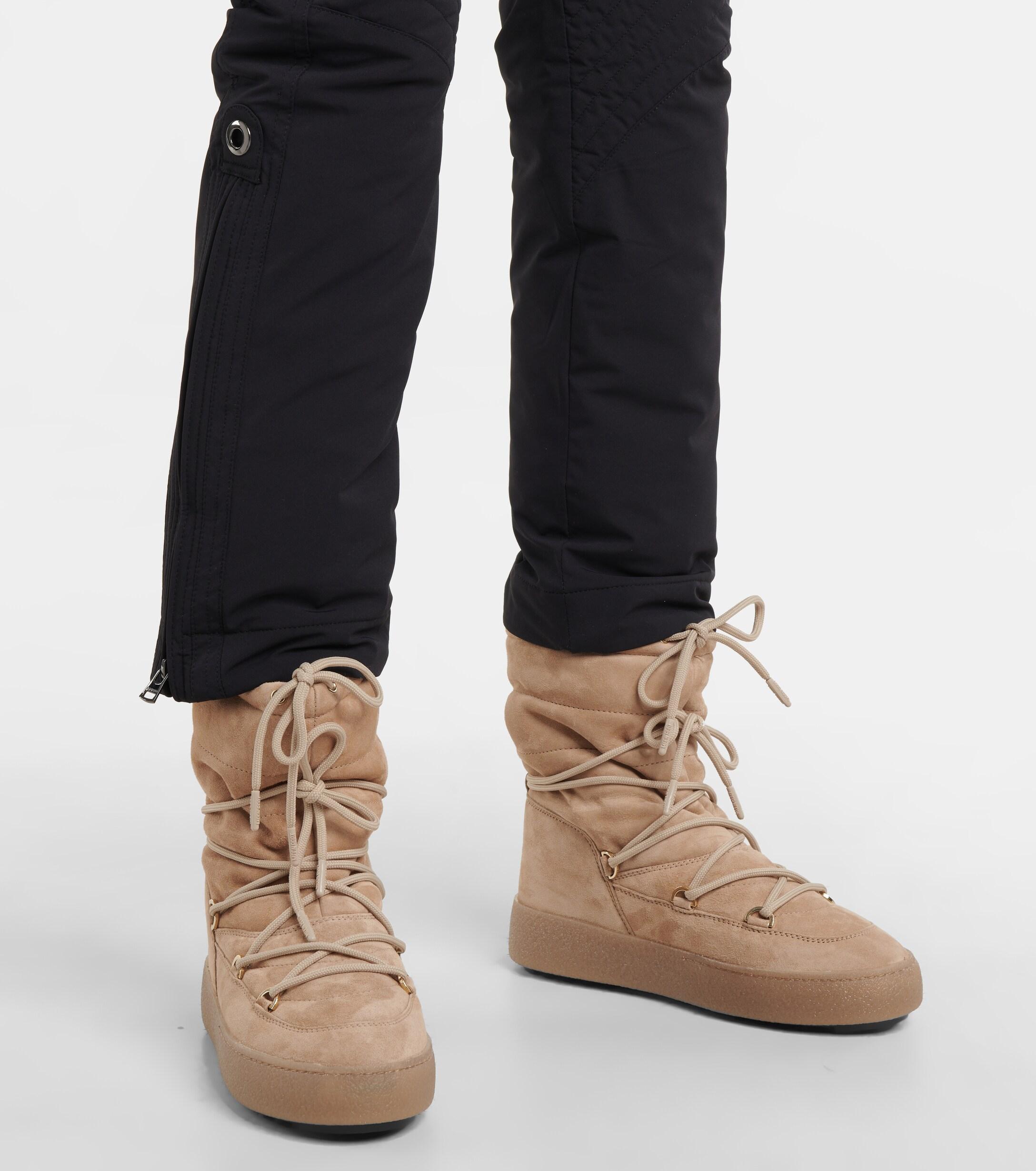 Moon Boot Light Low Icon Evolution Suede Boots in Natural | Lyst UK