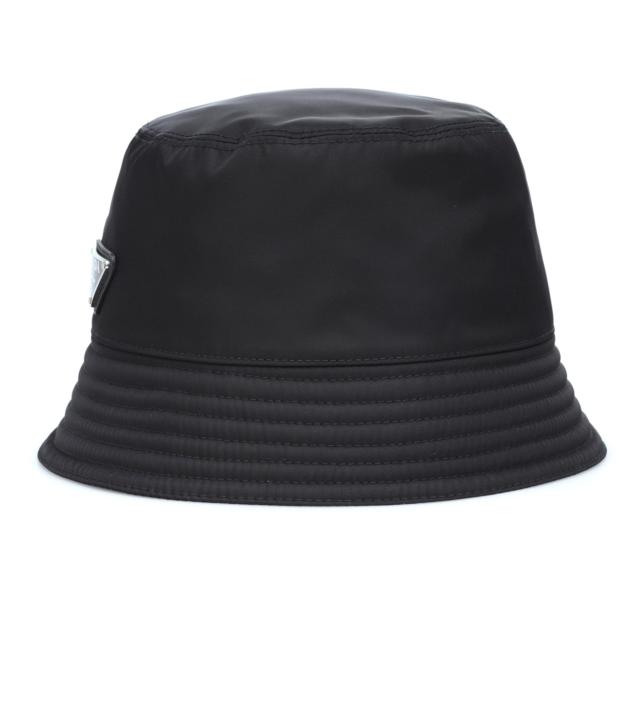 Chapeau bob Synthétique Prada en coloris Noir | Lyst