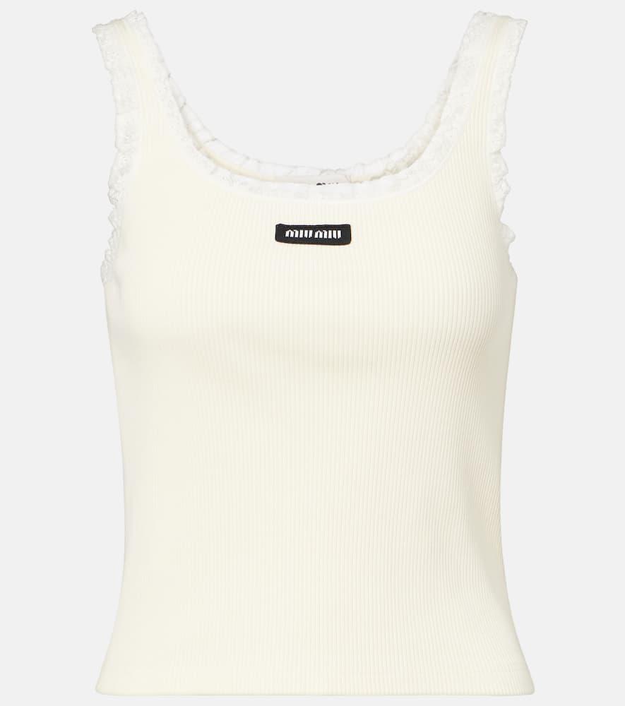 Miu Miu Sleeveless and tank tops for Women | Online Sale up