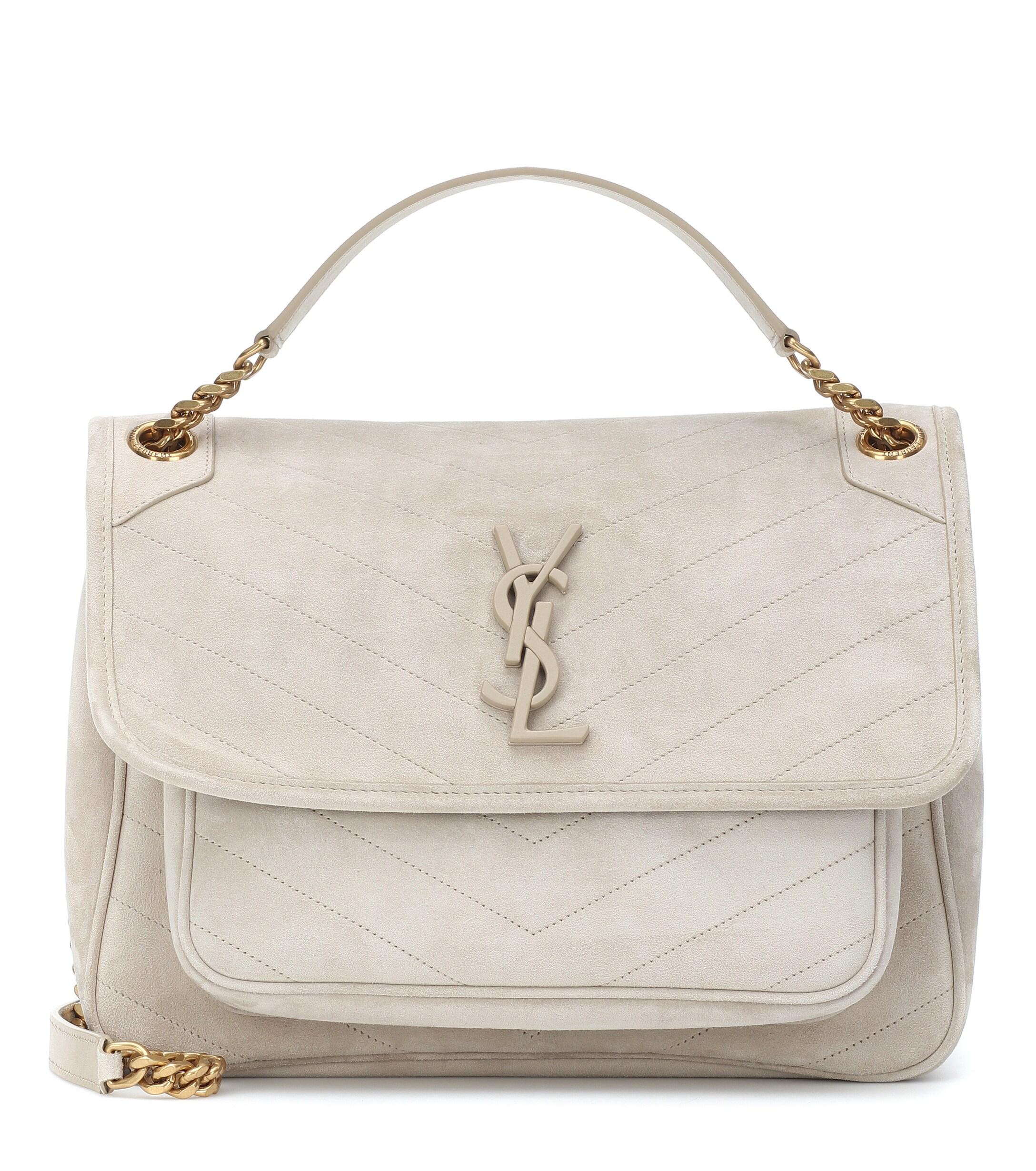 saint laurent niki suede