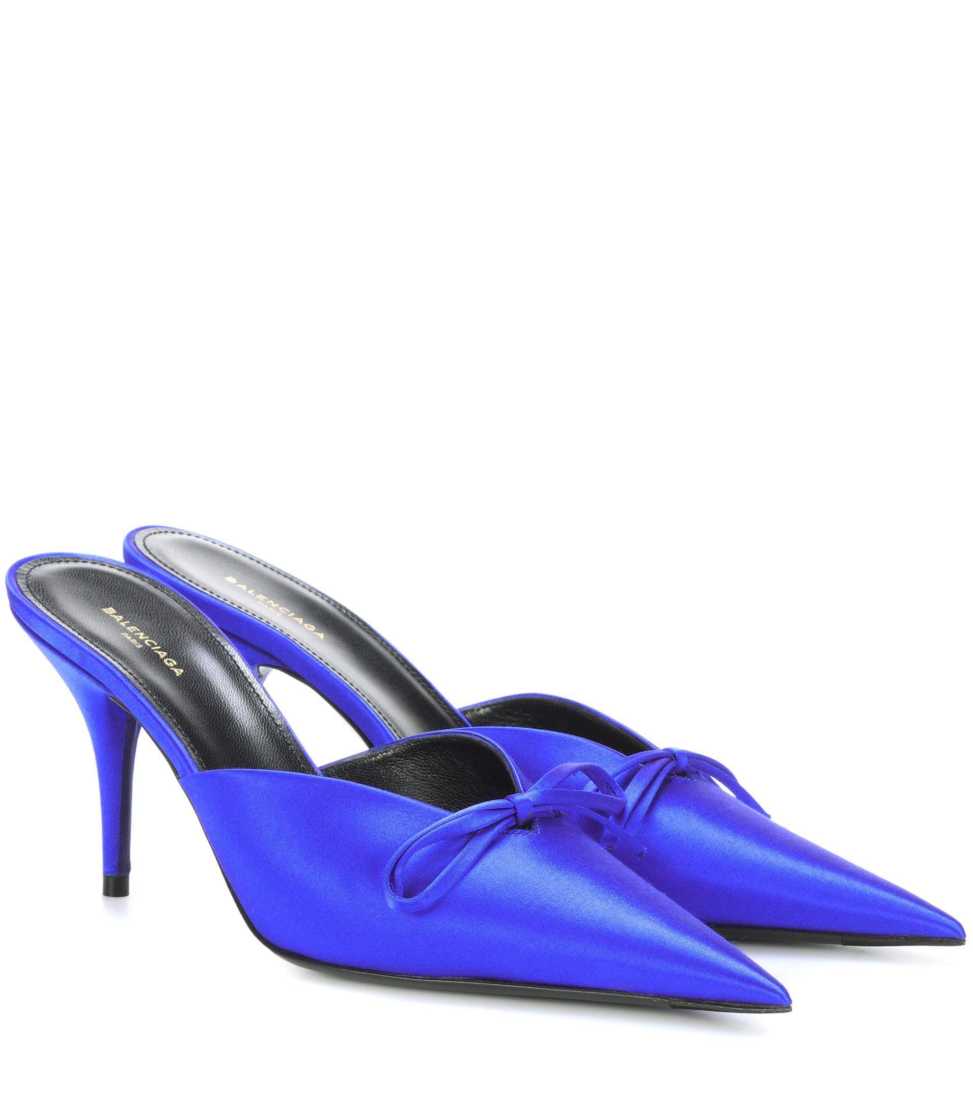 balenciaga scrunch knife mules