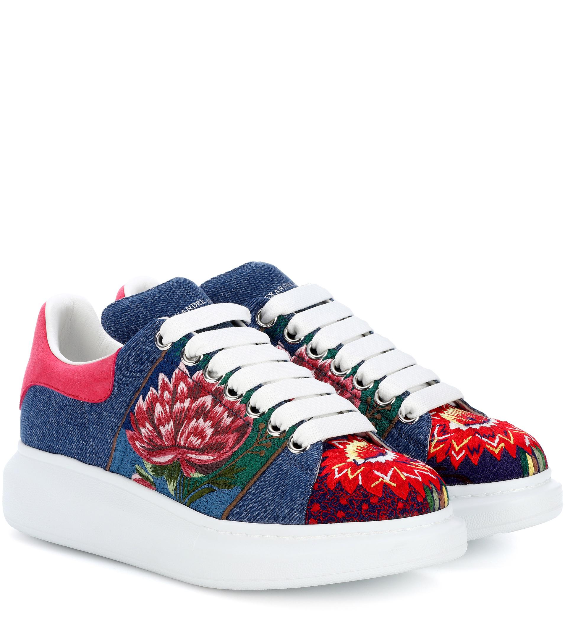 alexander mcqueen platform trainers