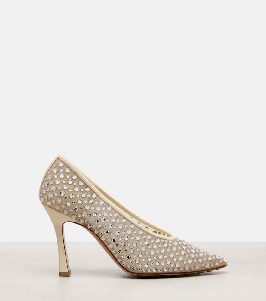 Designer Bottega Veneta Crystal Heels for Women Lyst