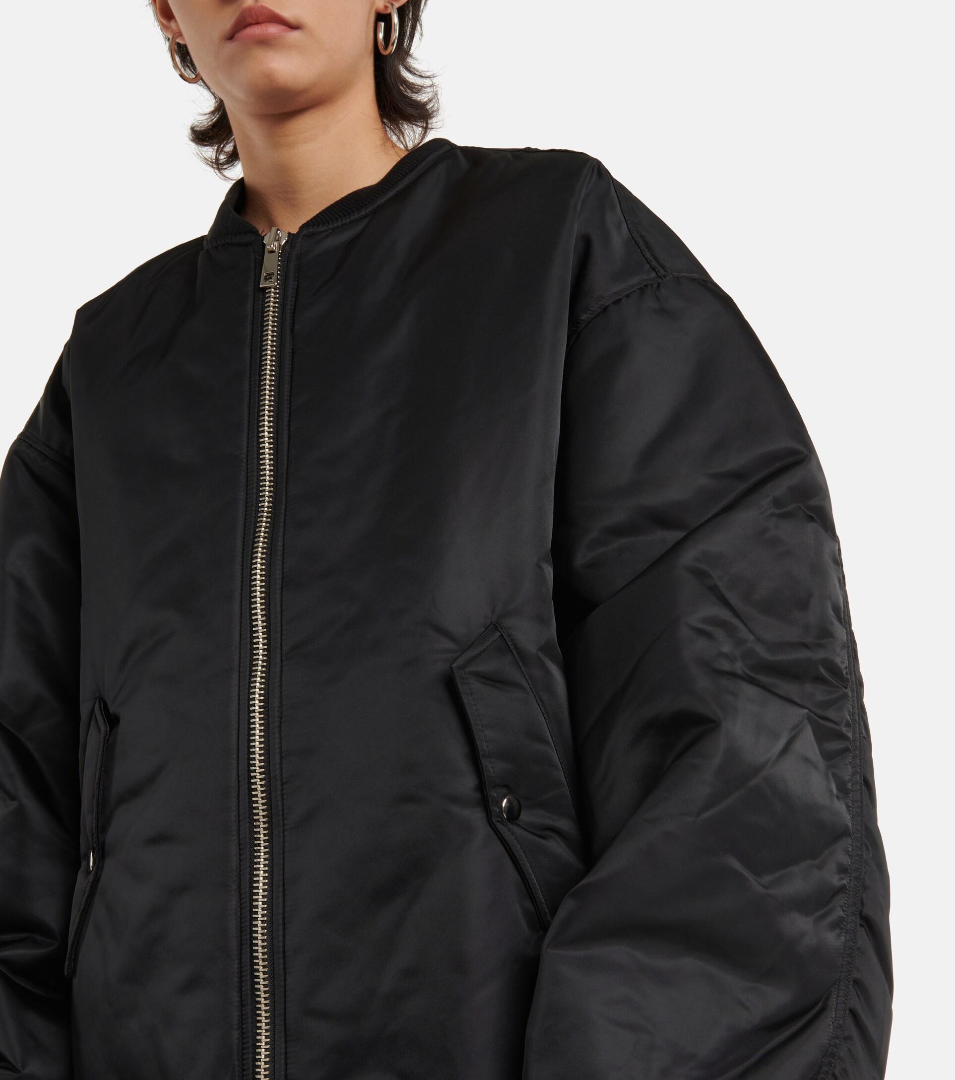 Frankie Shop Astra Technical Bomber Jacket in Black | Lyst