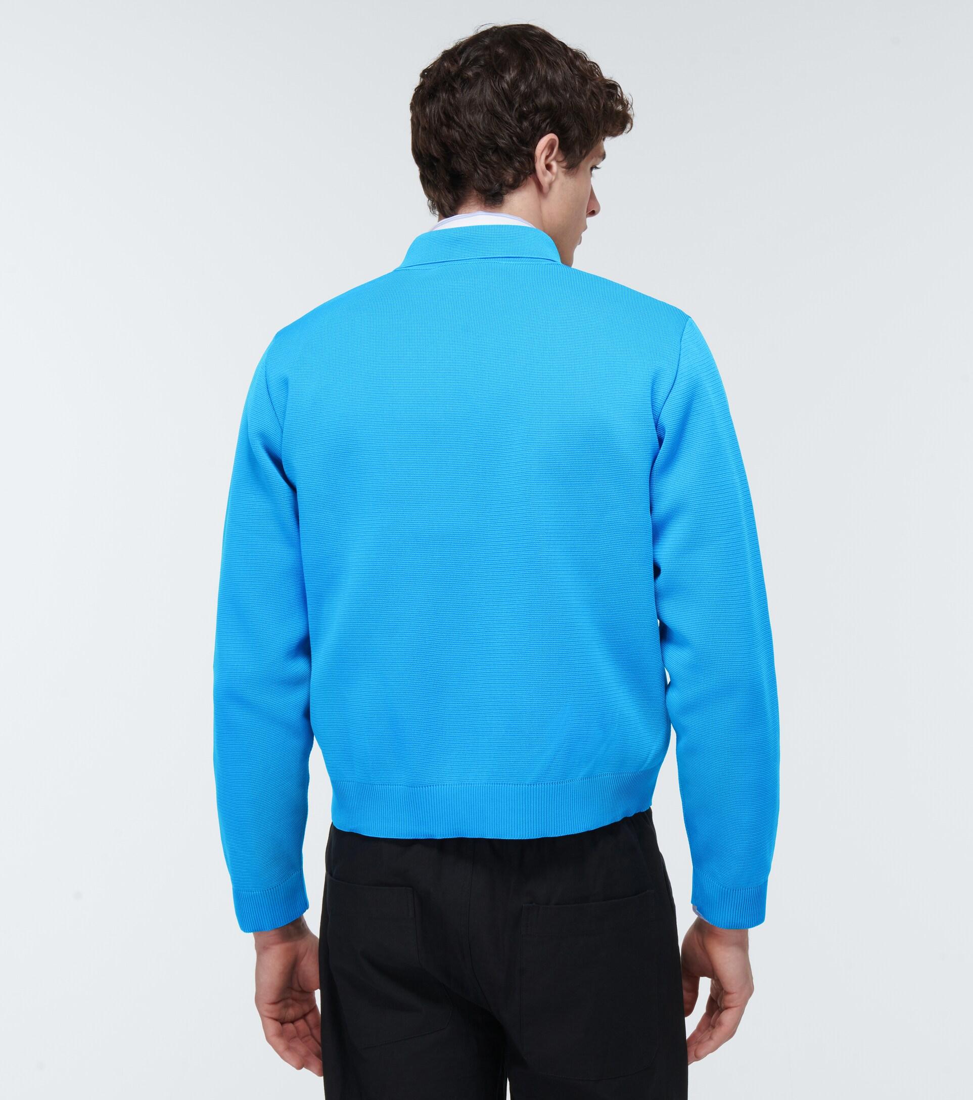 Our Legacy Evening Polo Cardigan in Blue for Men | Lyst