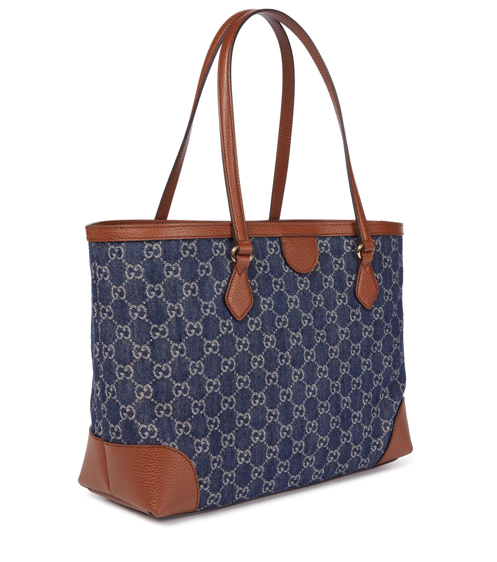 Ophidia cloth handbag Gucci Blue in Cloth - 31352618
