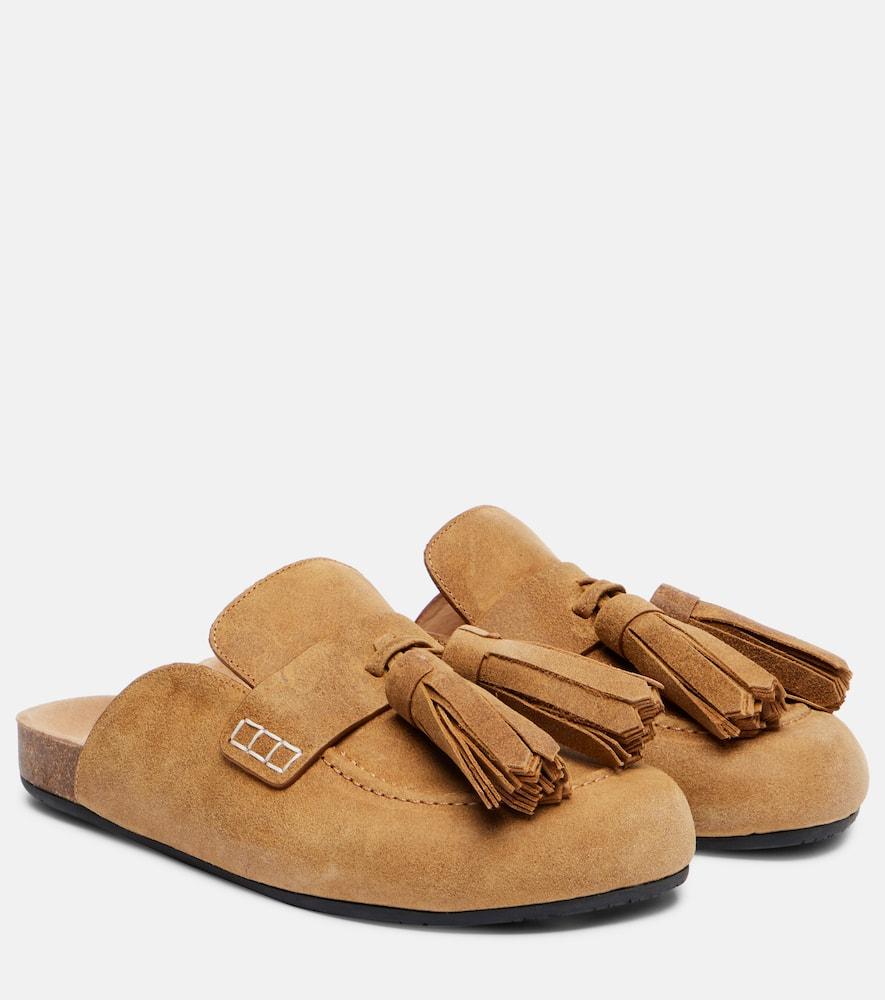 サンダル・ミュール Jw Anderson  Slippers and Clogs Women Suede Beige/Natural Jw Anderson mules & clogs for Women | Buy or Sell your