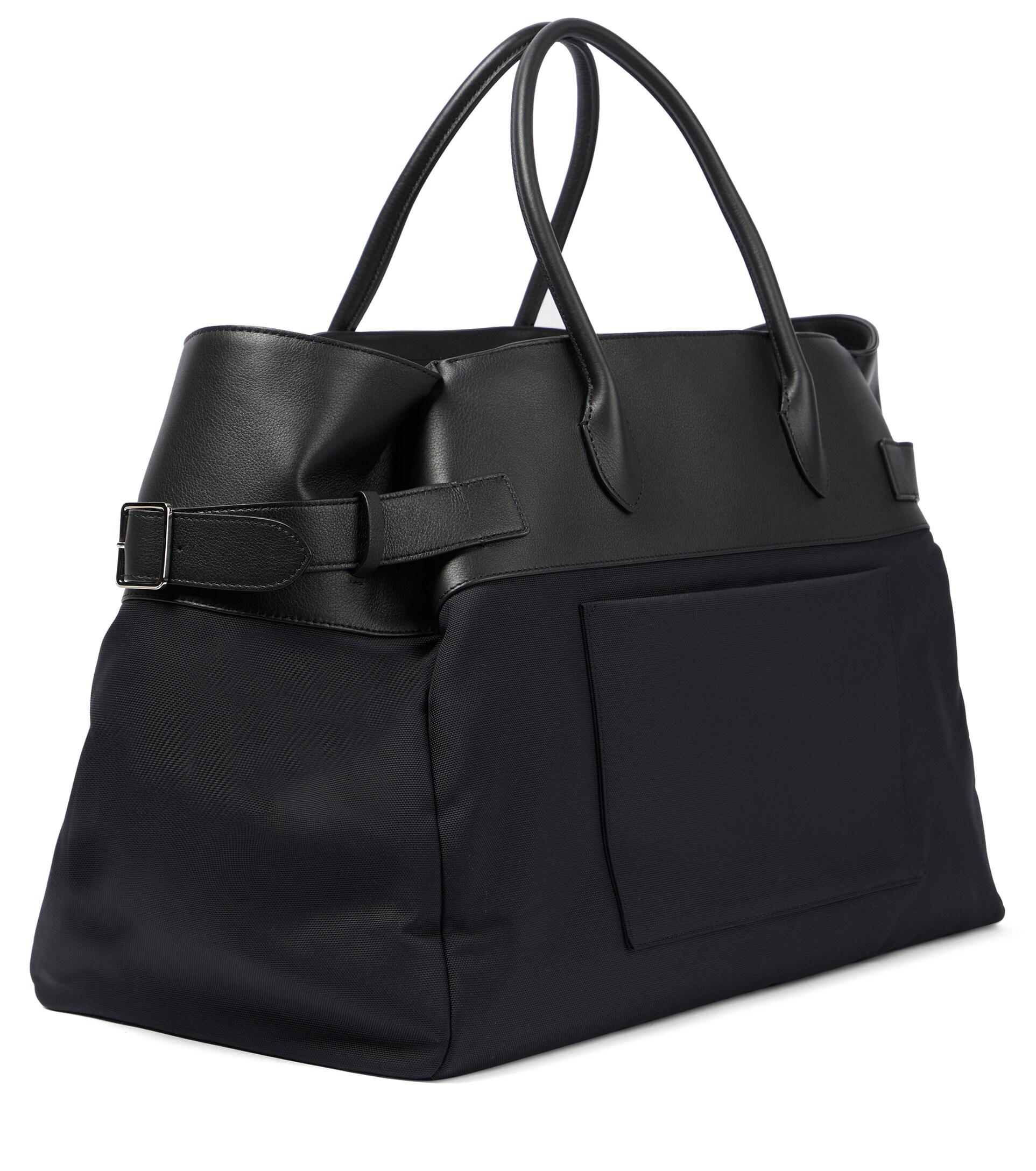 The Row Margaux 17 Inside Out Canvas Tote in Black | Lyst