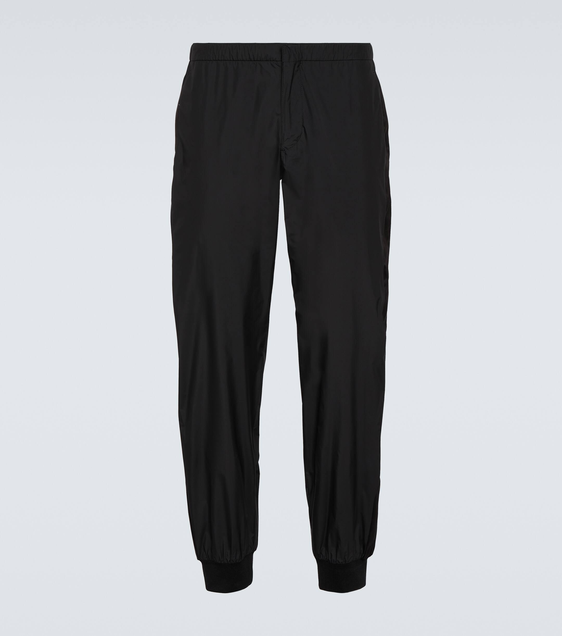 Prada nylon joggers best sale