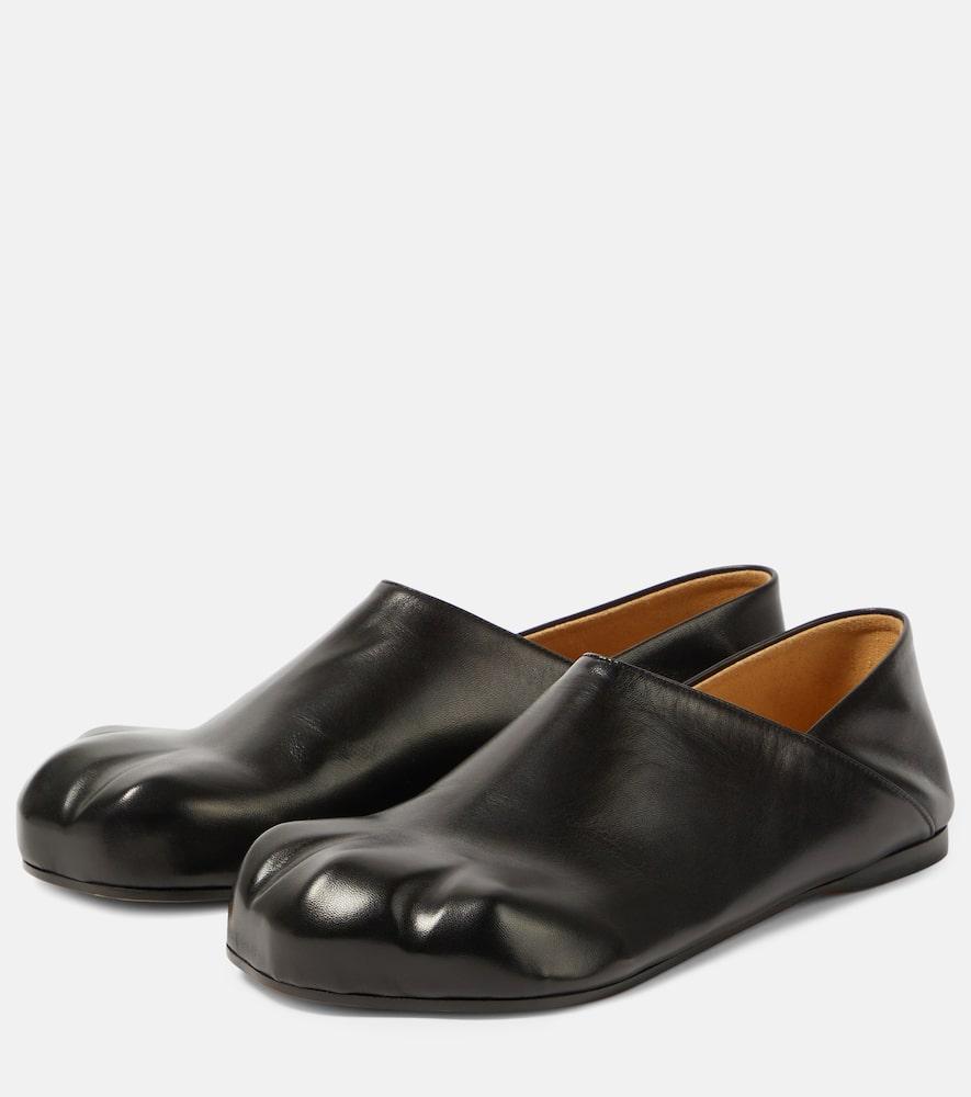 JW Anderson Paw Leather Loafers in Black | Lyst
