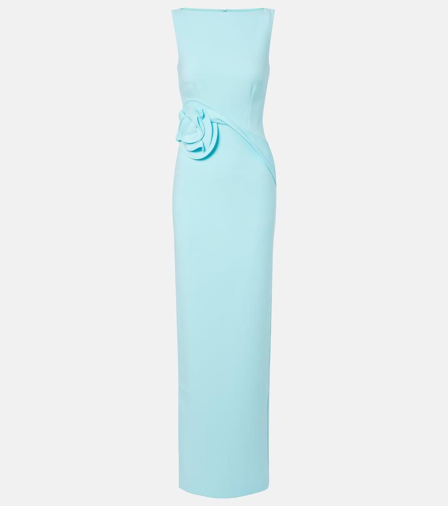 blue and white cut out maxi dress Mahli One-Shoulder Cut-Out Maxi Dress Ivory