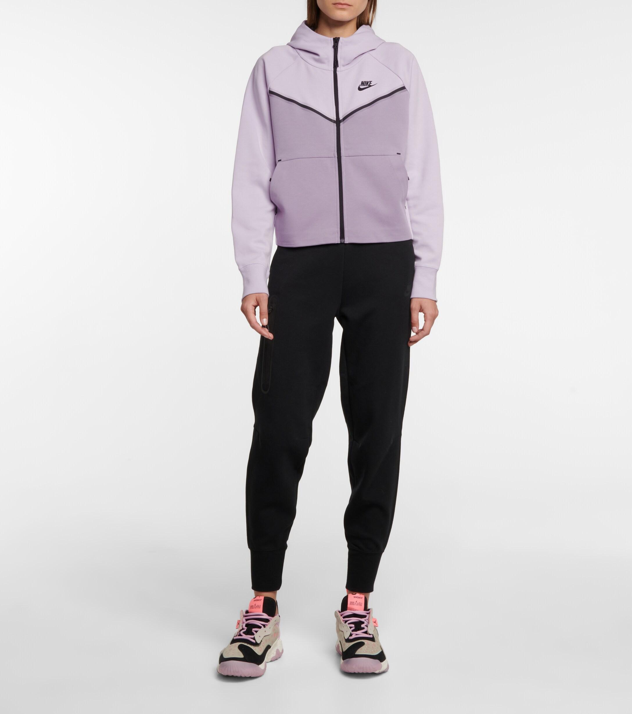 Felpa Tech-Fleece Windrunner con zip di Nike in Viola | Lyst