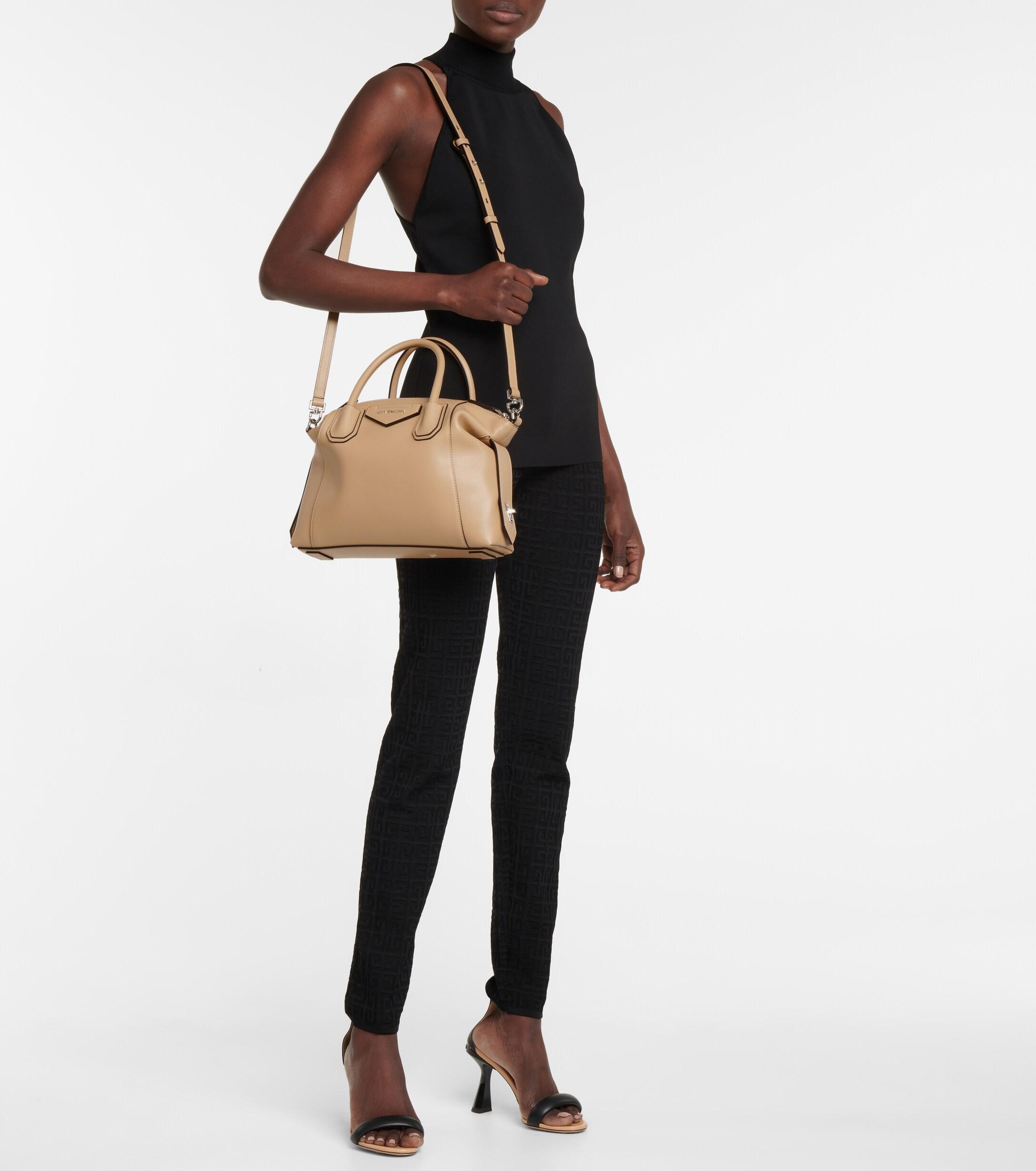 Givenchy Antigona Soft Small Leather Tote in Beige (Natural) | Lyst